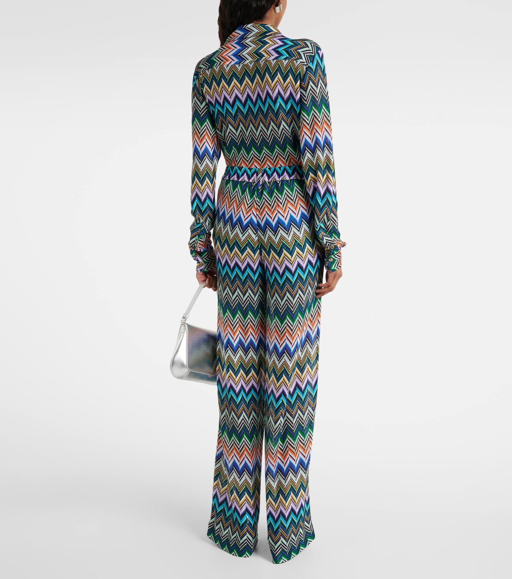 Zig Zag straight pants - 3