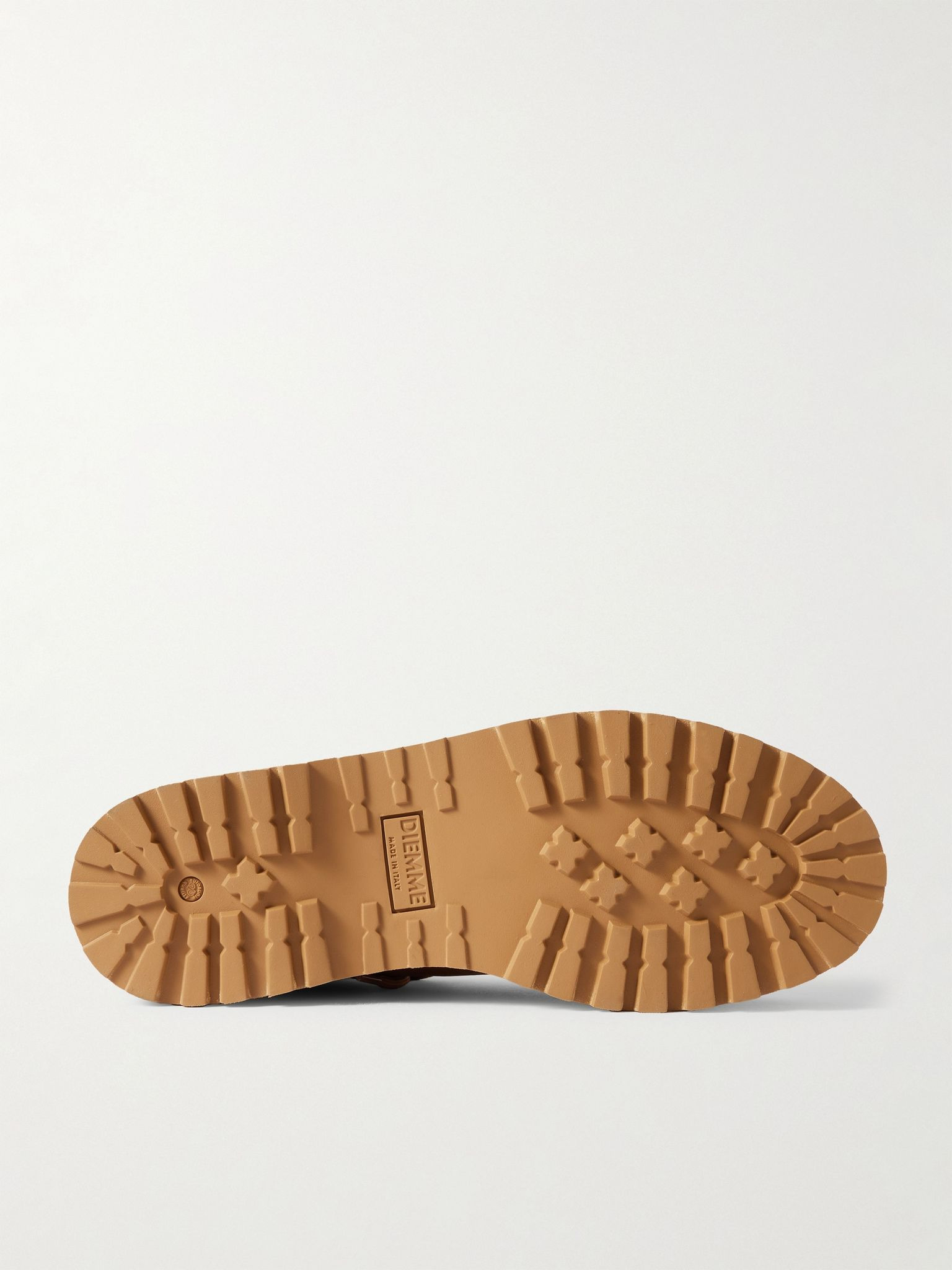 Cornaro Suede-Trimmed Full-Grain Leather Sneakers Brown - 3