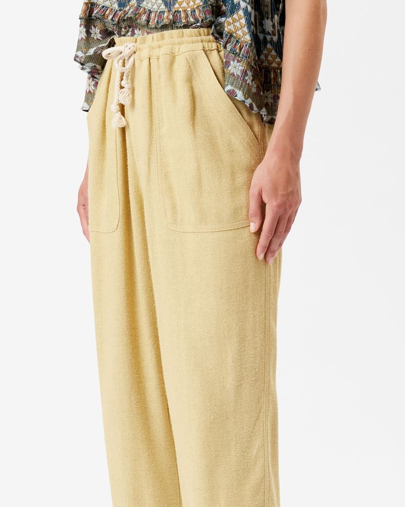 VIAMAO SILK BOURETTE PANTS - 3