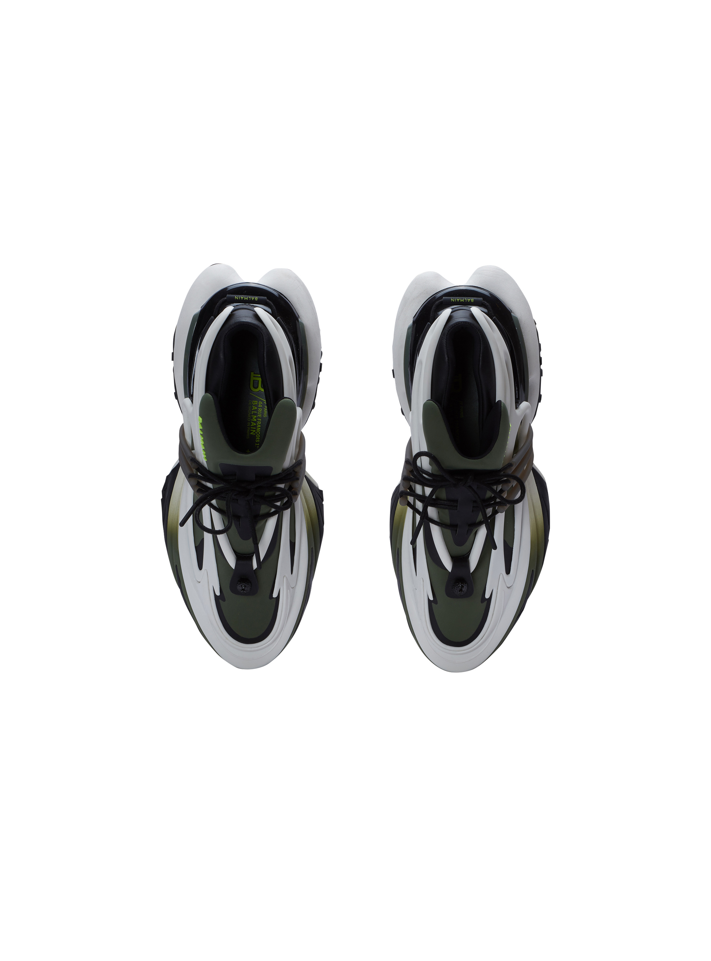 Unicorn low-top sneakers in neoprene and calfskin - 3