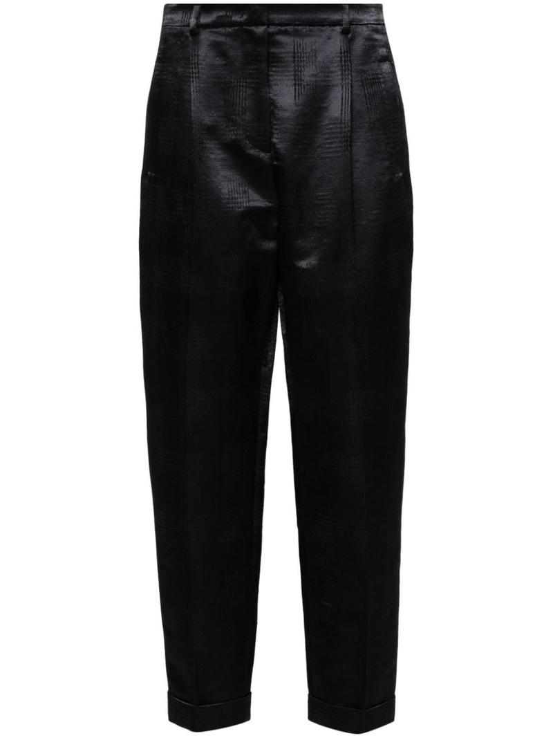 houndstooth-pattern trousers 1