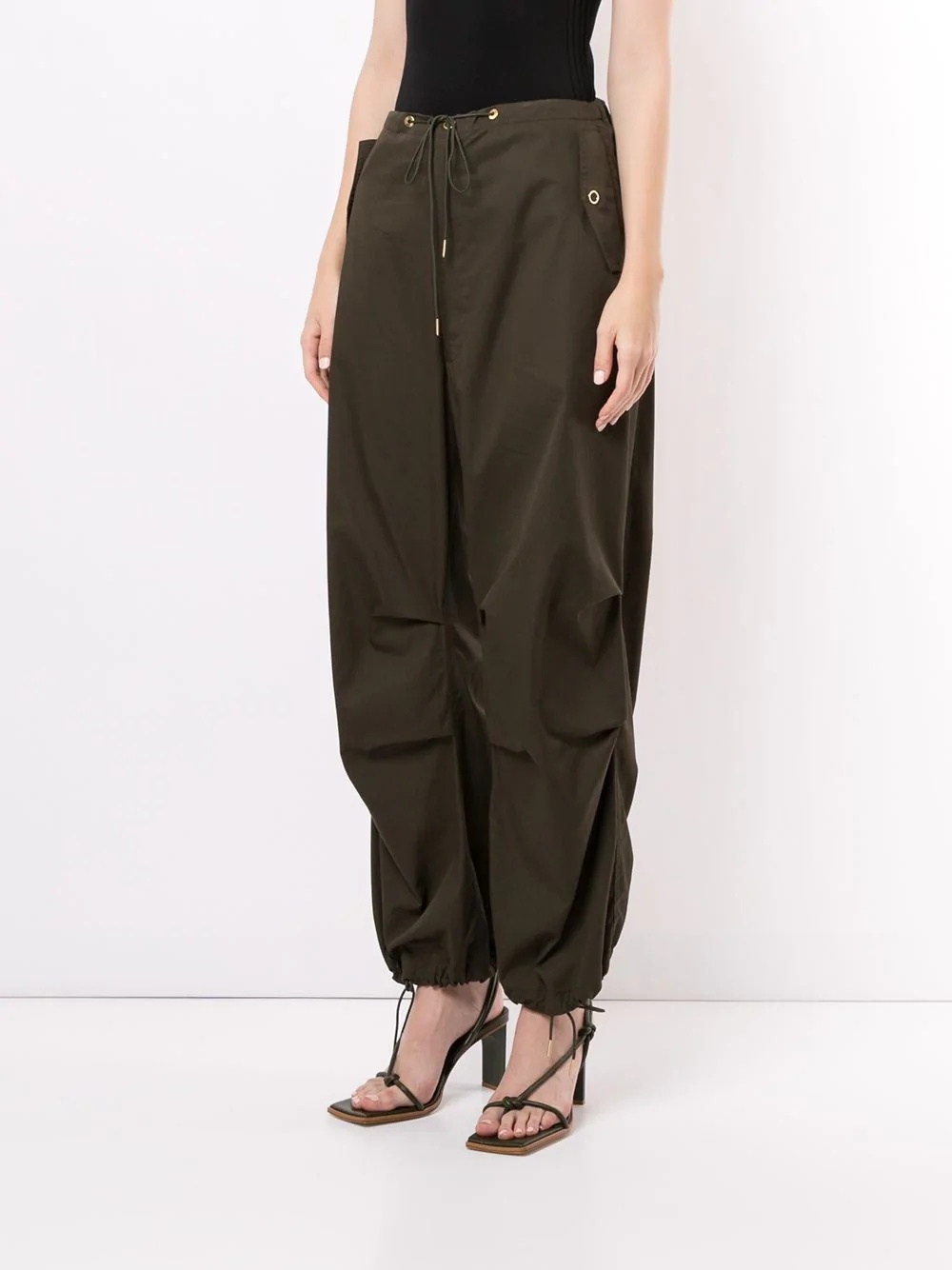 parachute loose-fit trousers - 3