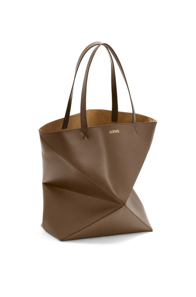 Loewe Large Puzzle Fold Tote in shiny calfskin outlook