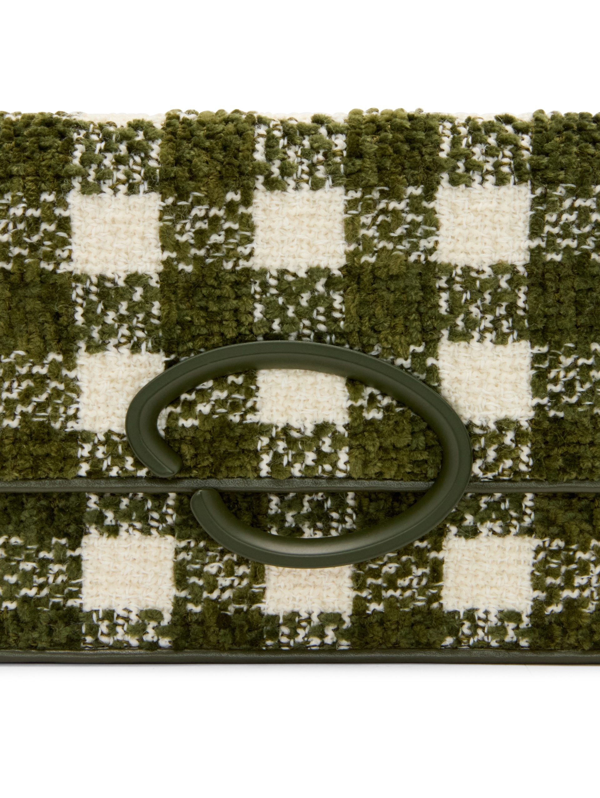 CHENILLE CHECK TWEED O POCHETTE - 5