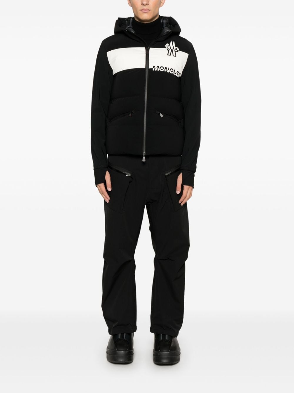 raised-logo jacket - 2