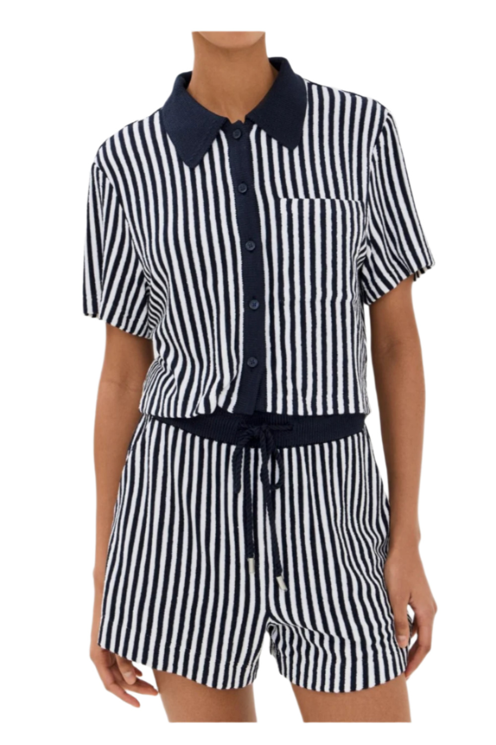 Danita Shorts Midnight Stripe - 1