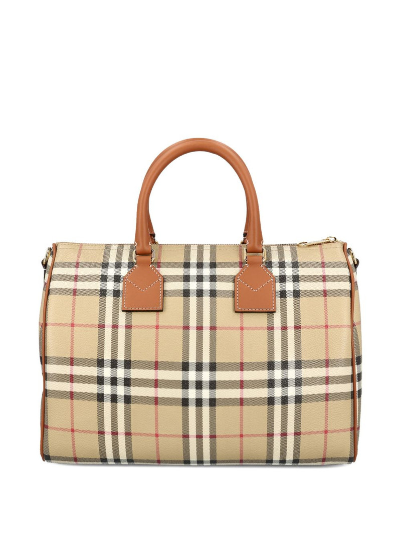 Burberry checked cross-body bag outlook