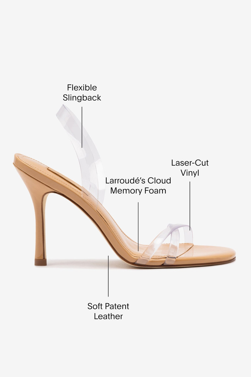 Annie Sandal In Tan Leather and Vinyl 5