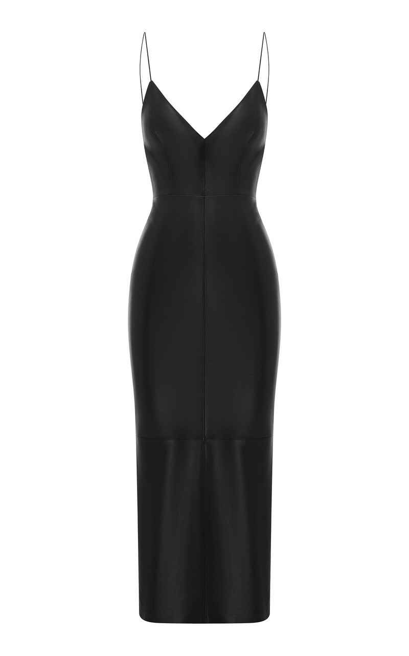 Bikini Dress In Leather black 1
