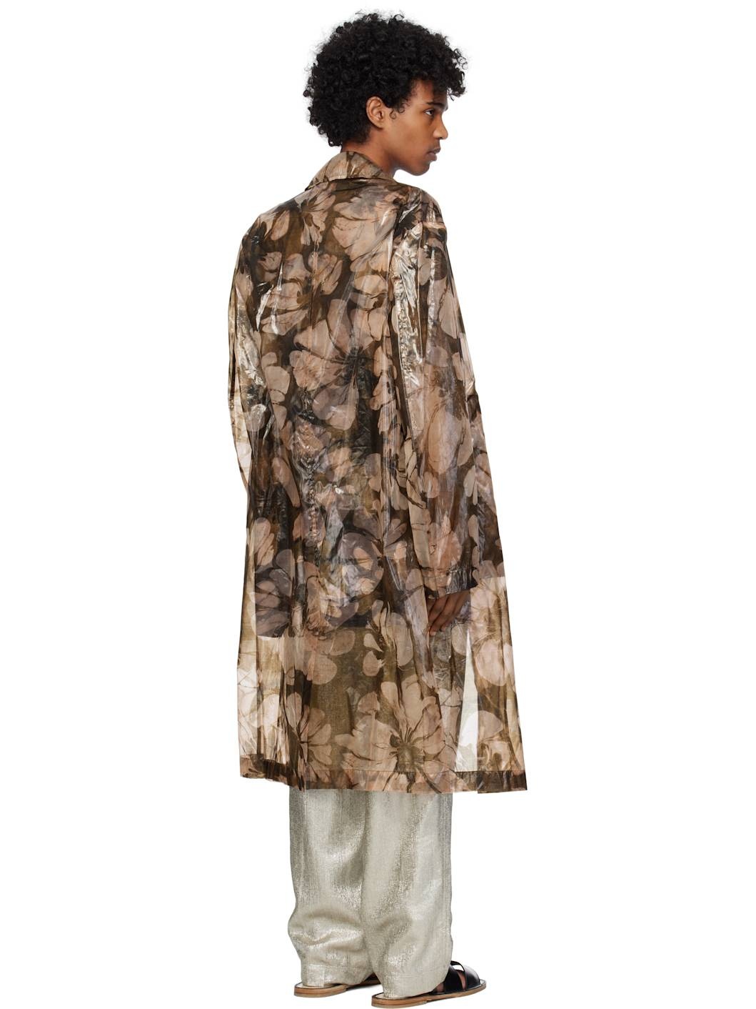 Pink Loose Fit Mac Coat - 3