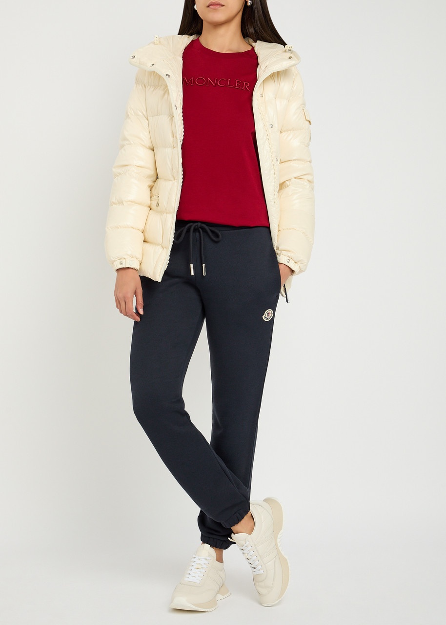 Moncler Logo-appliquéd Cotton-blend Sweatpants - 4