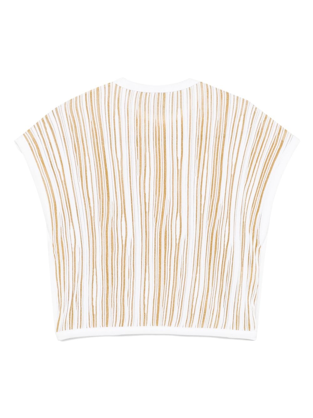 striped lurex top - 2
