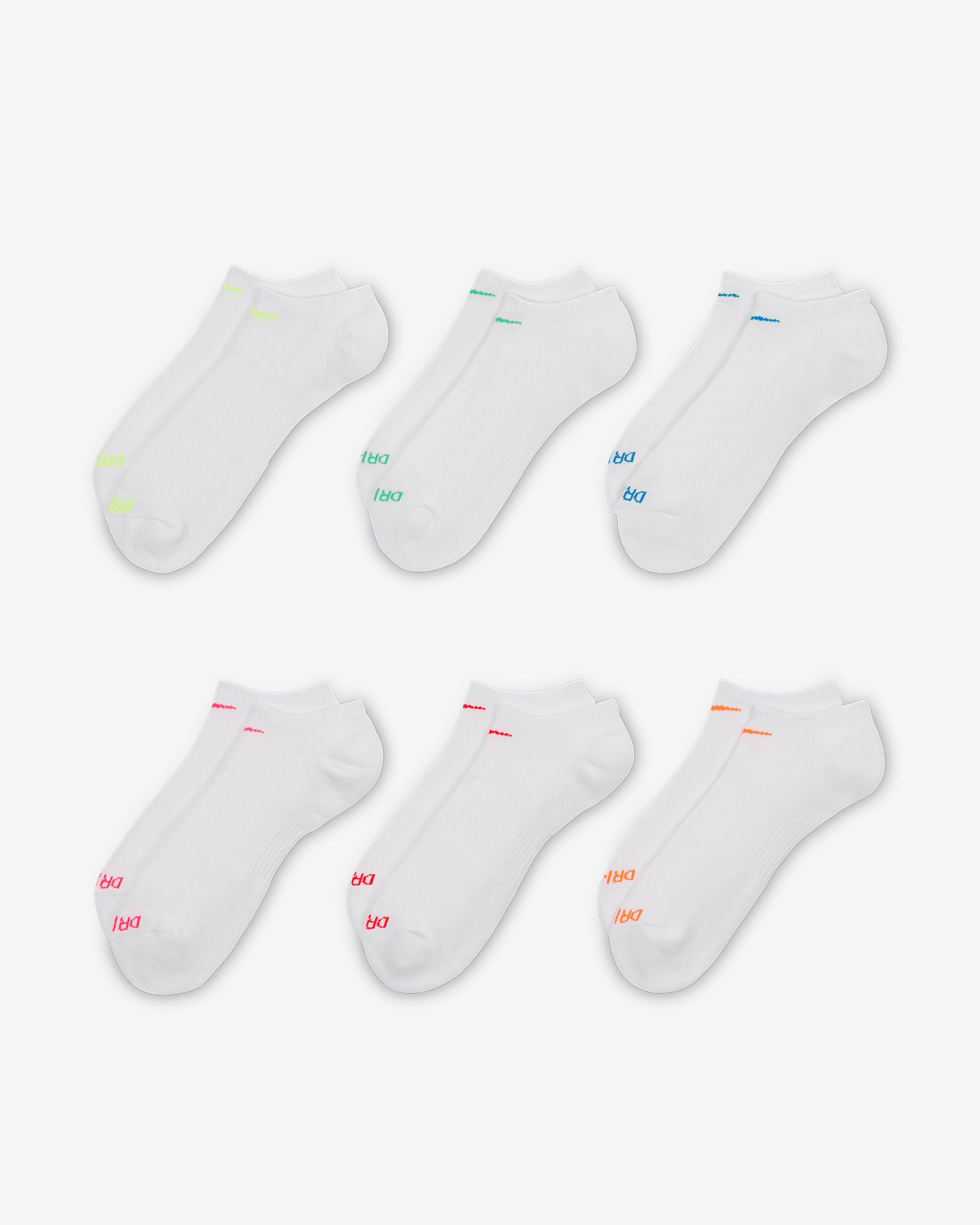 Nike Everyday Plus Cushioned Training No-Show Socks (6 Pairs) - 2
