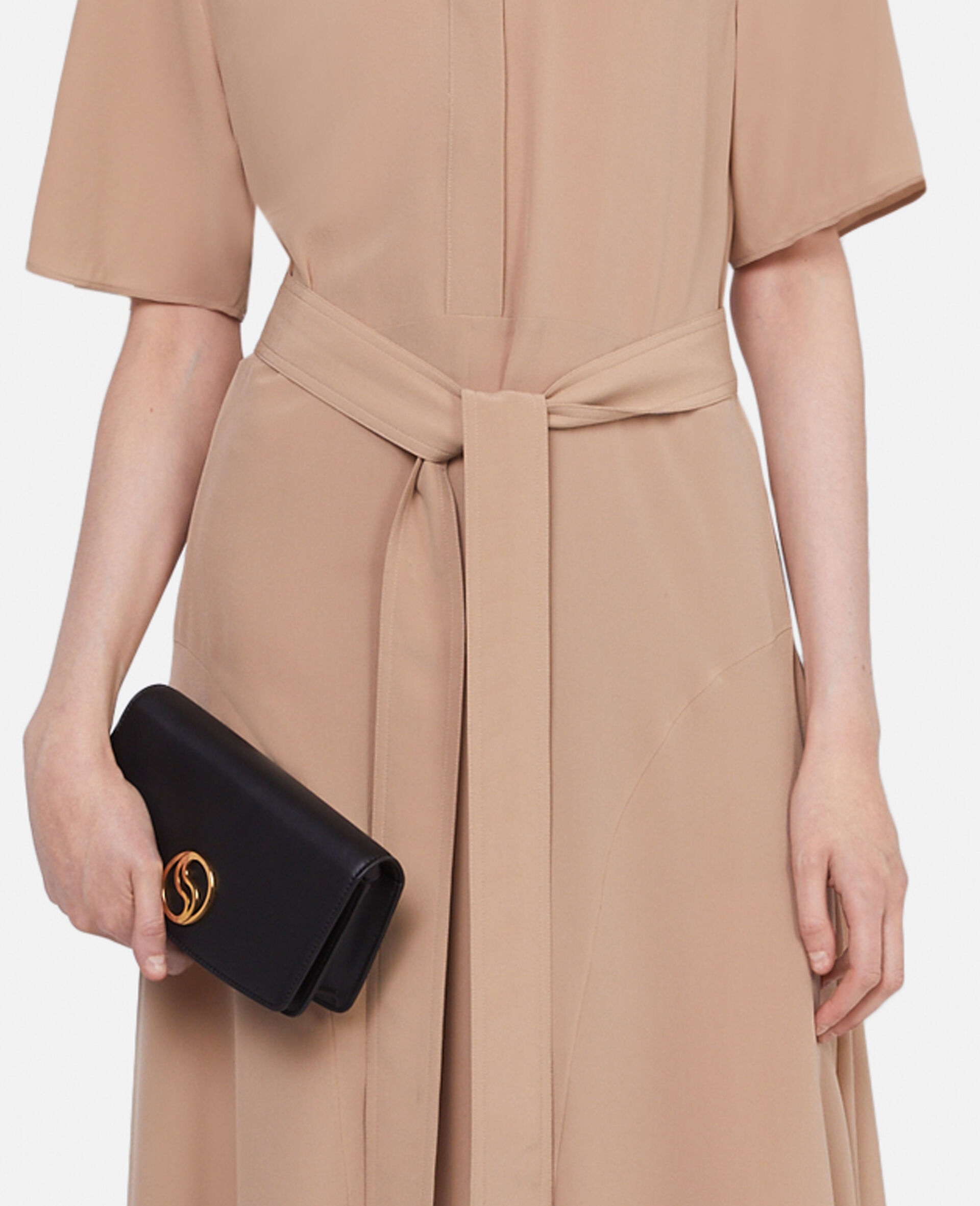 Silk Crêpe de Chine Shirt Dress - 4