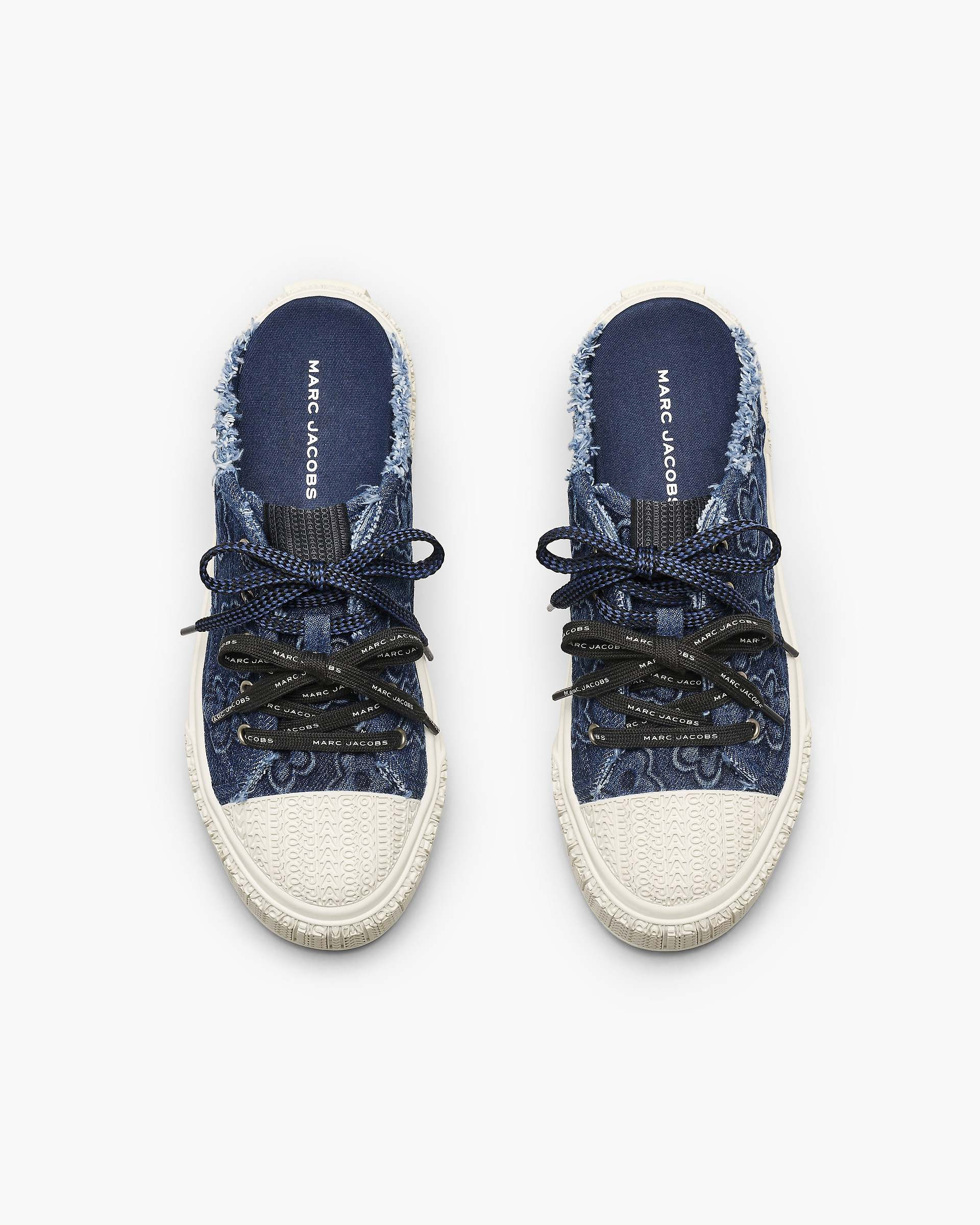 THE PUFFY DAISY DENIM SNEAKER MULE - 7
