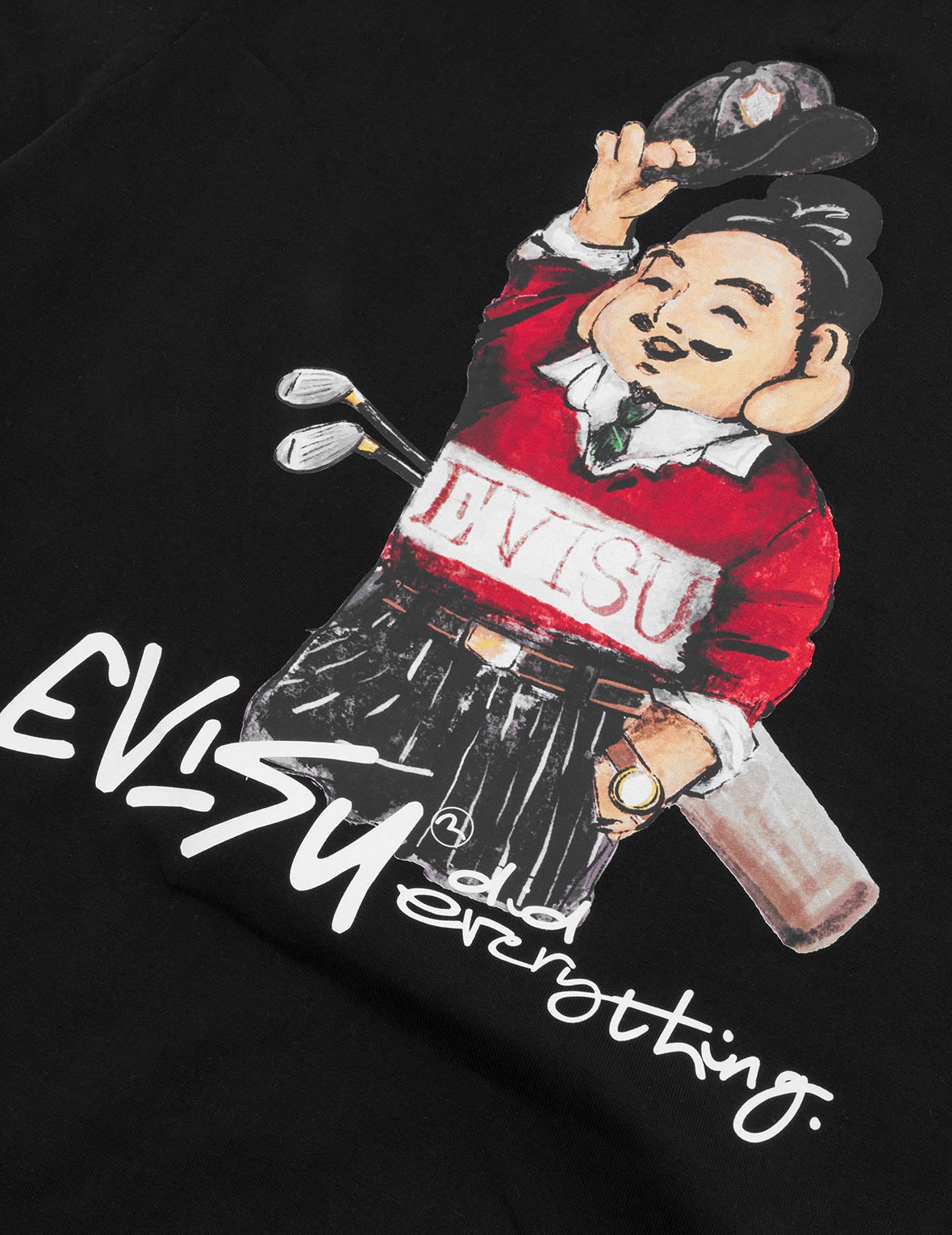 Golf-themed Godhead Print Regular Fit T-shirt - 5