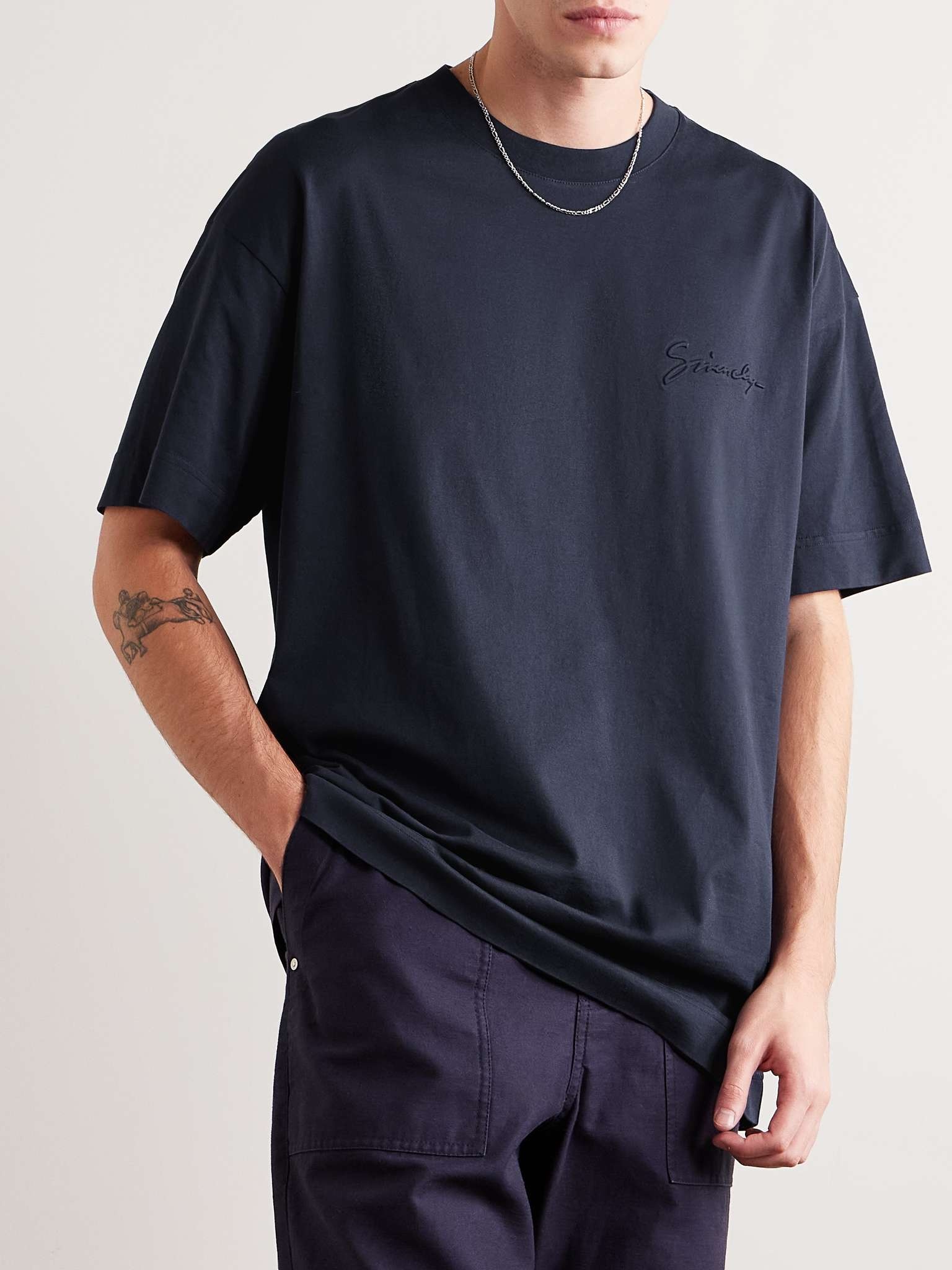 Logo-Embossed Cotton-Jersey T-Shirt - 3