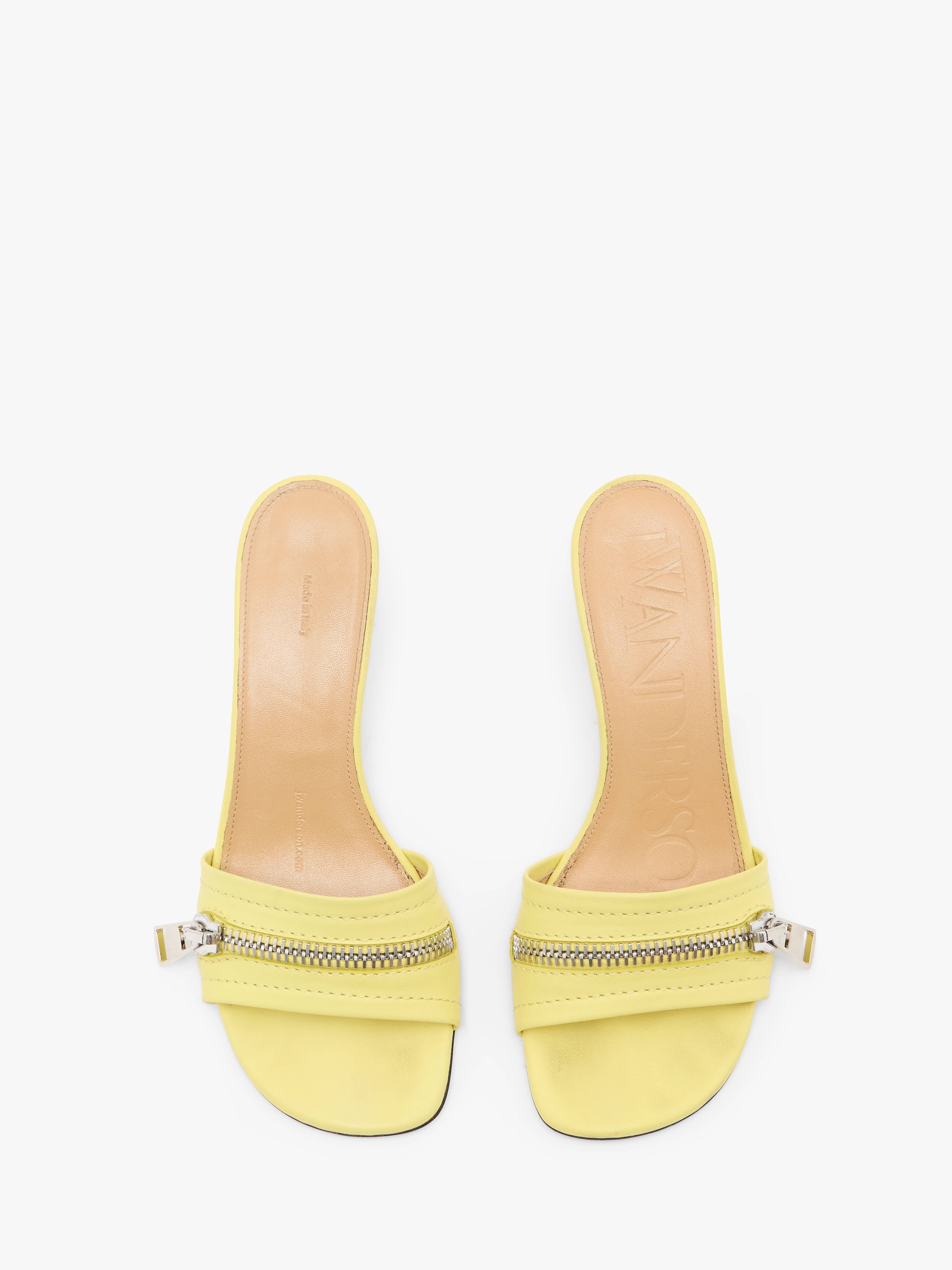 LEATHER BIKER HEEL SANDAL - 4