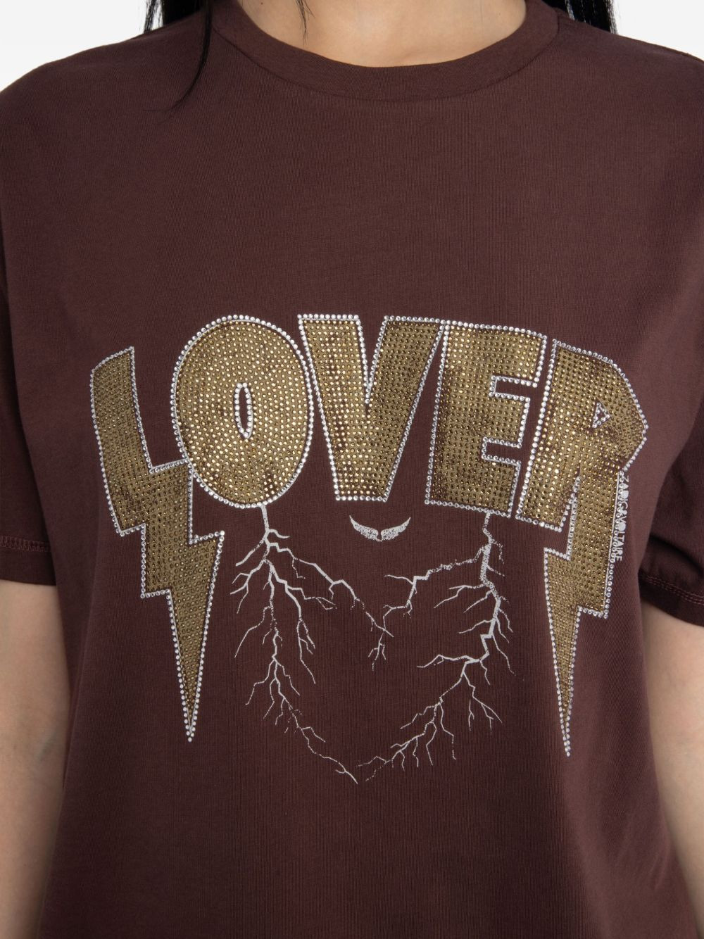embellished T-shirt - 5