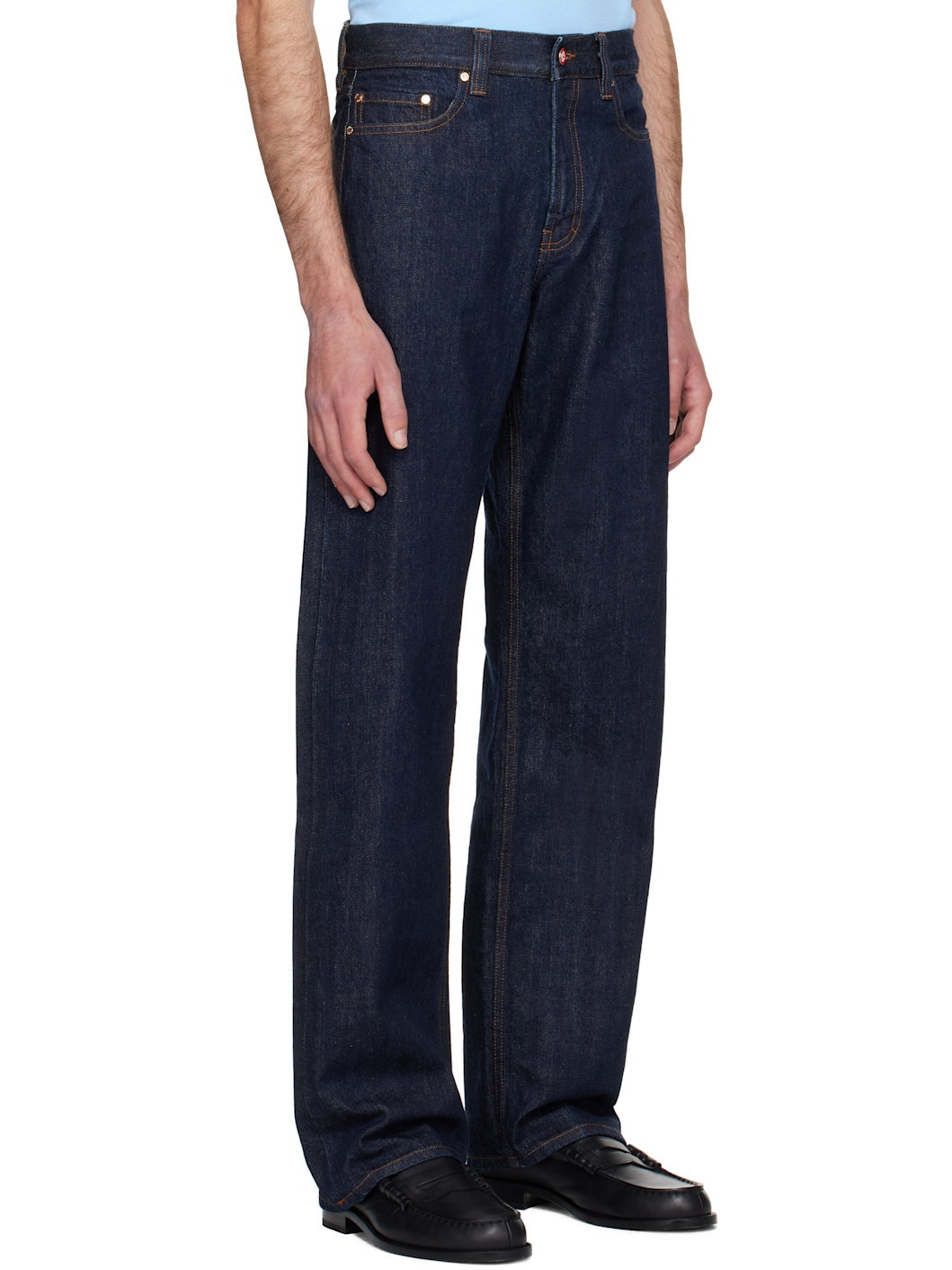 Navy Laurel Selvedge Jeans - 2