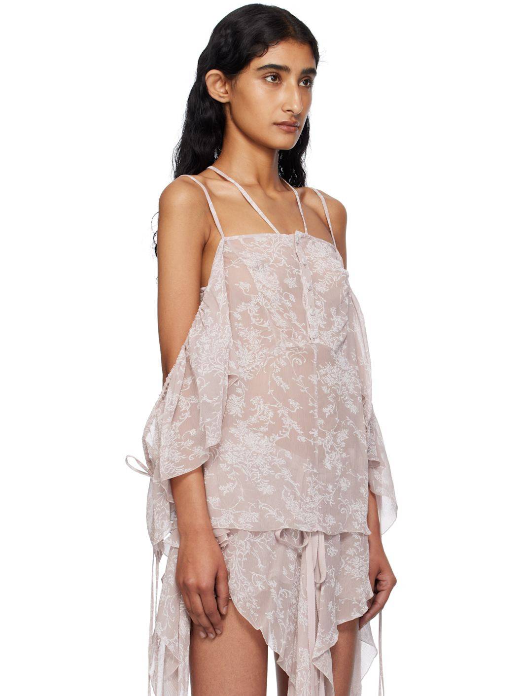 Pink Valeska Bias Blouse - 2