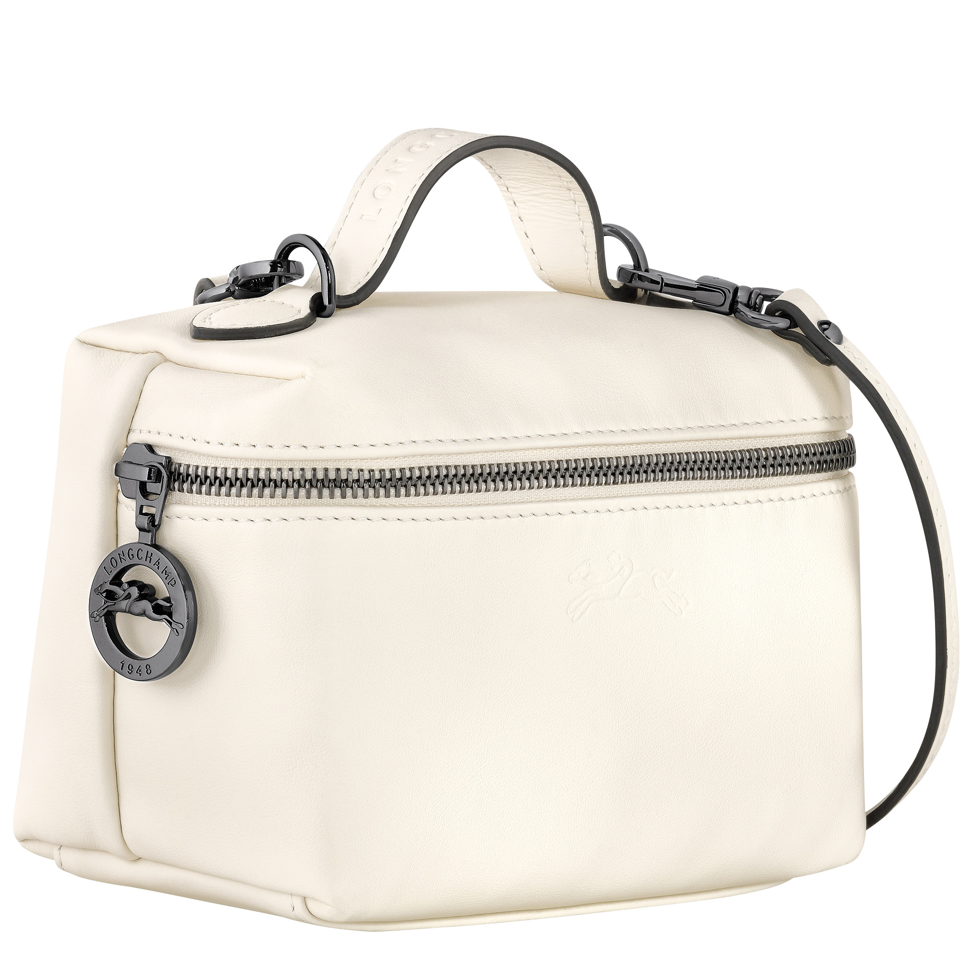 Le Pliage Xtra XS Vanity Ecru - Leather - 3