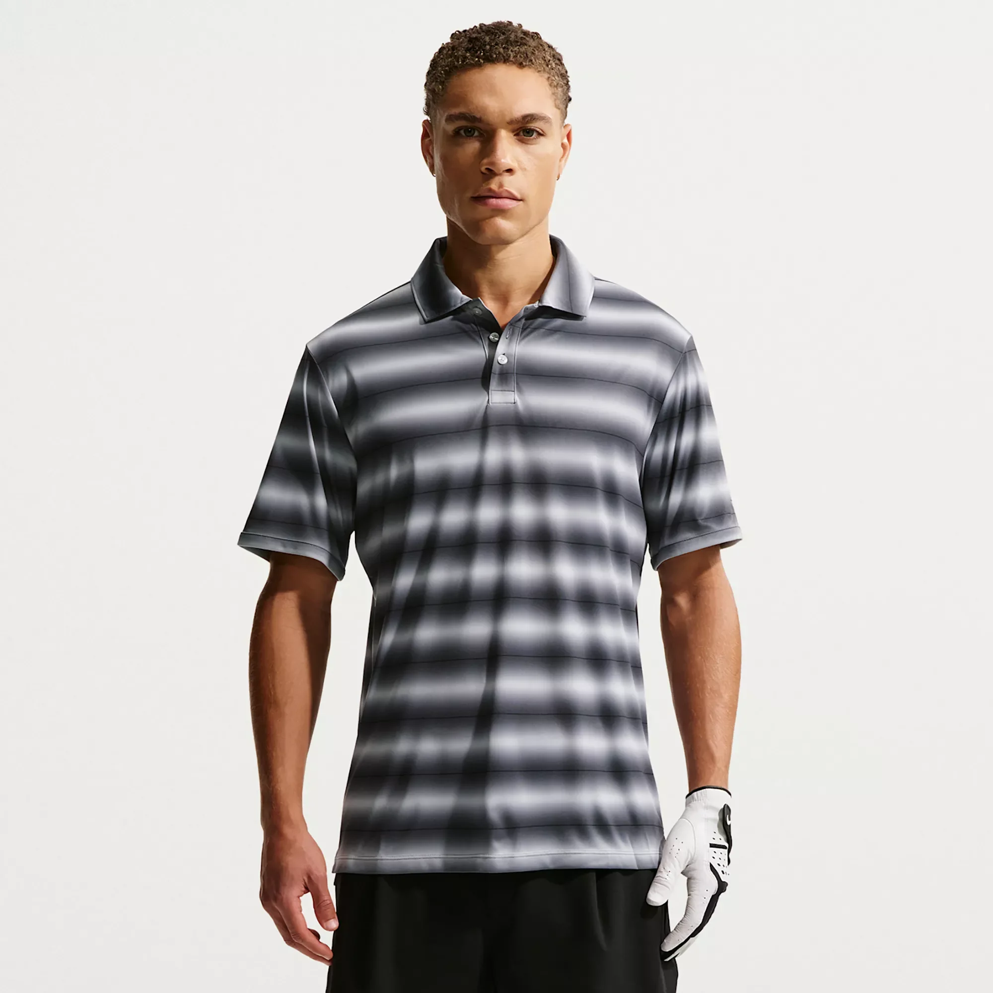 Nike Men's Par Dri-FIT Striped Golf Polo - 1