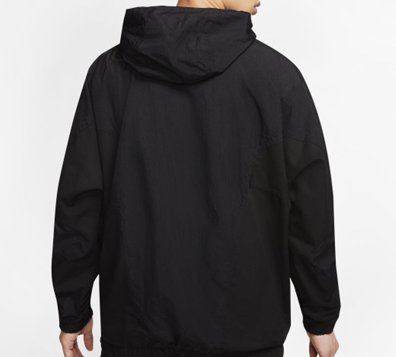 Air Jordan Sport DNA Half Zipper Woven Pullover Hooded Jacket Black CD5729-084 - 6