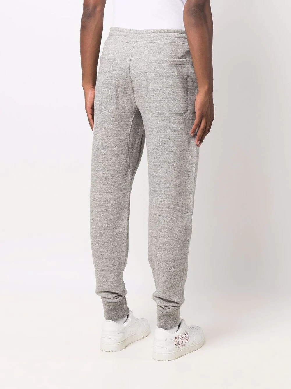 mélange-effect track pants - 4