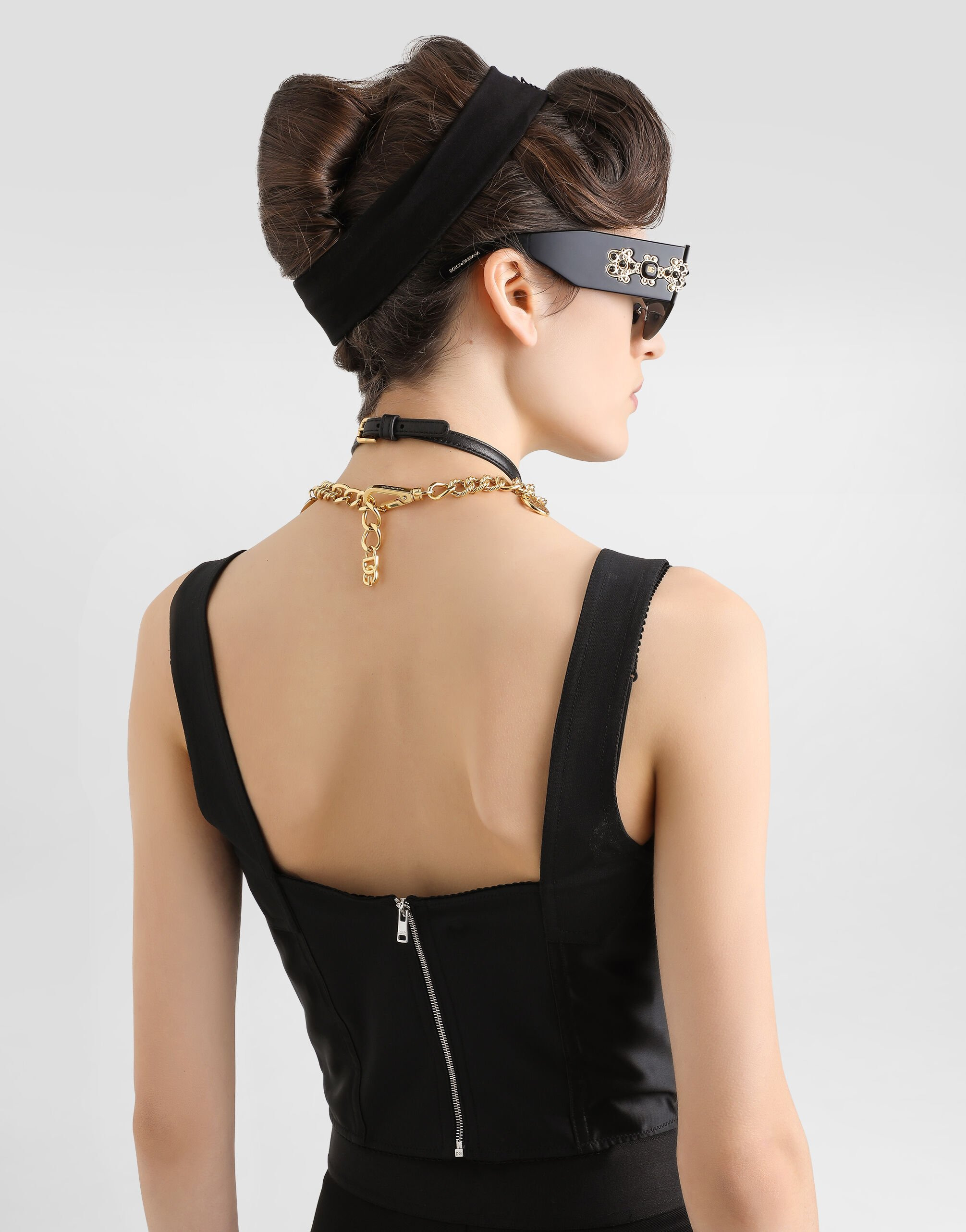 Elastic satin top - 3