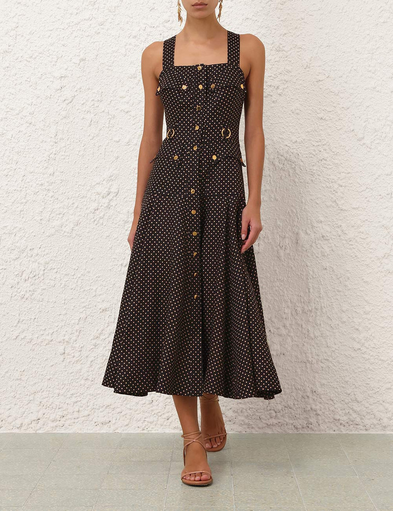 Zimmermann LUNA CARGO PICNIC DRESS outlook