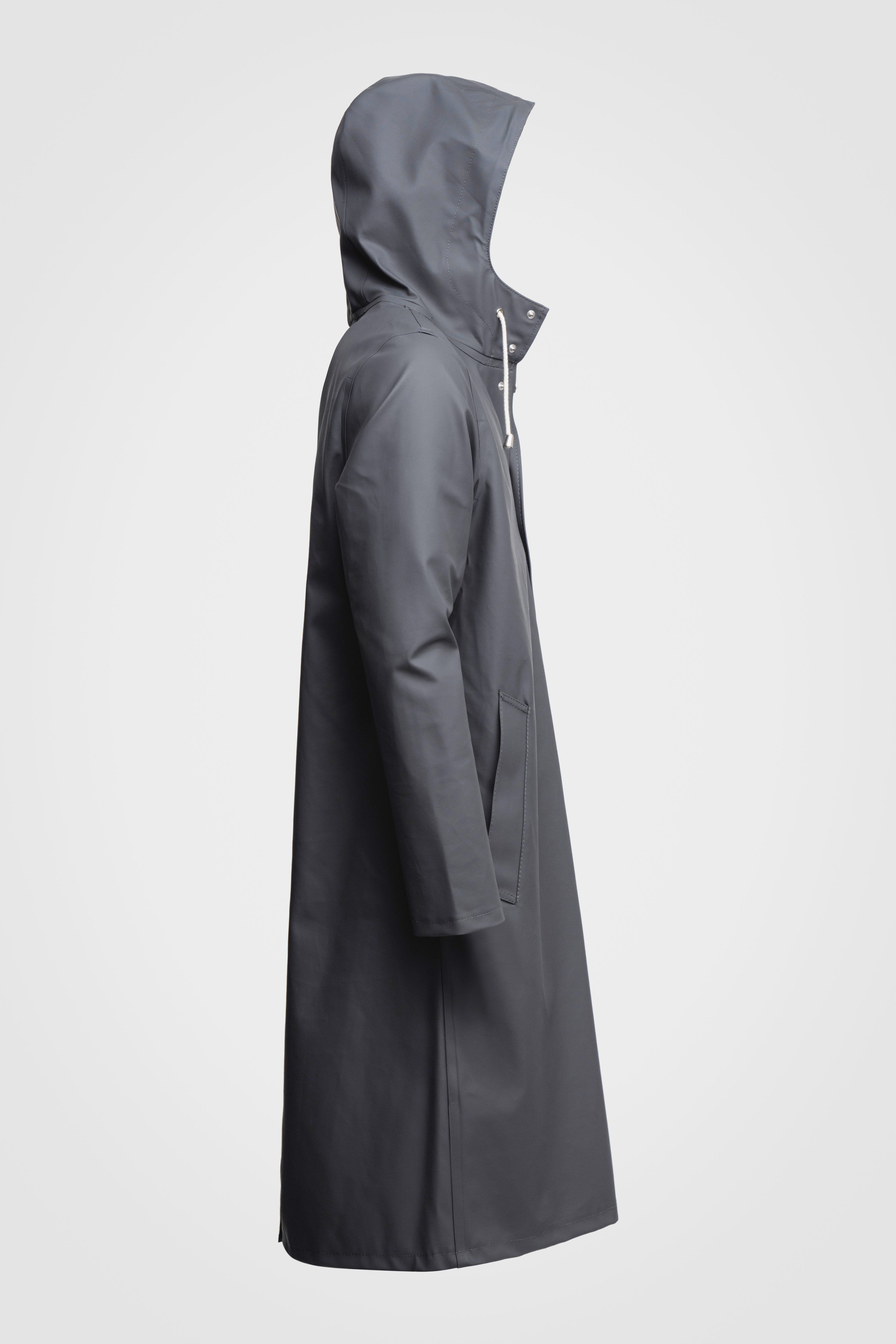 Stockholm Long Raincoat Charcoal - 9