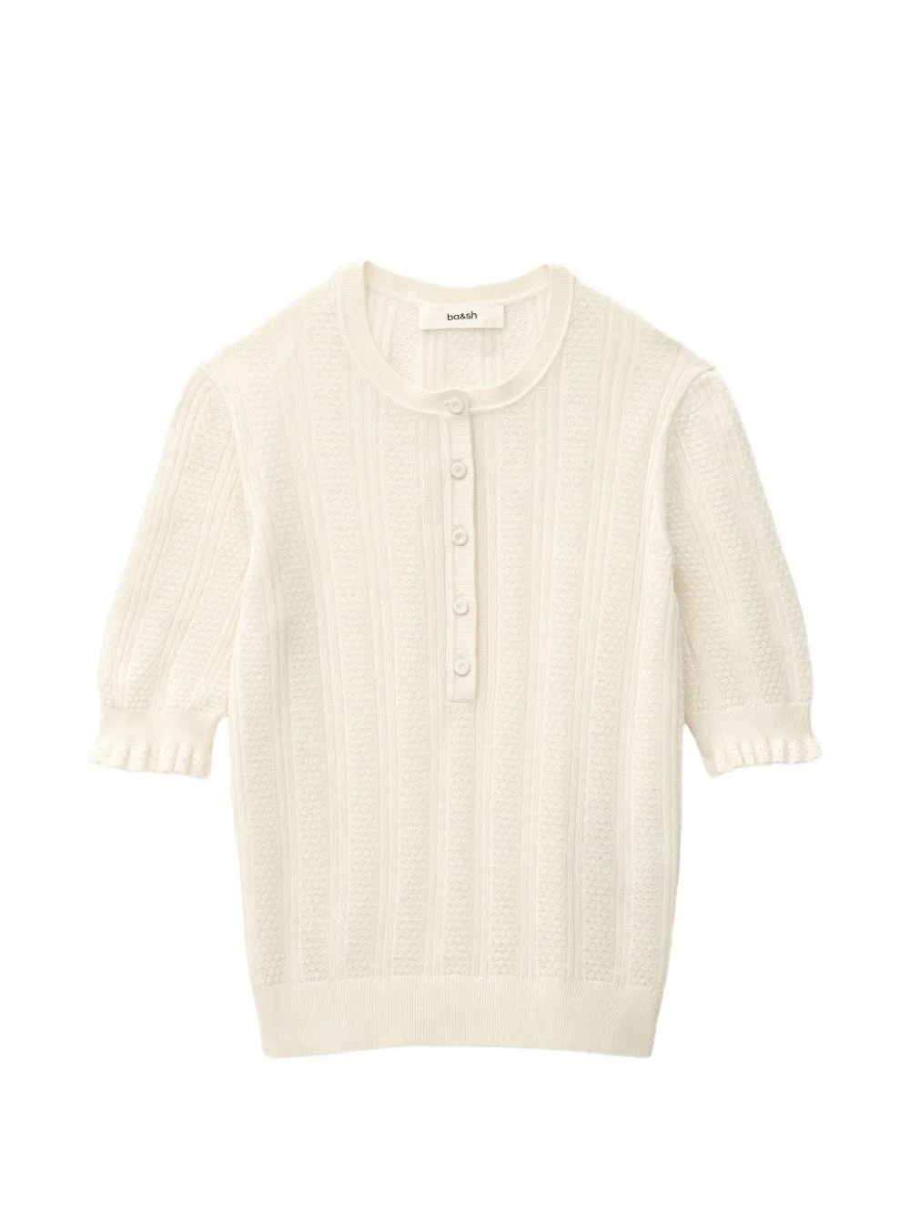 Viola ruffled polo top - 1