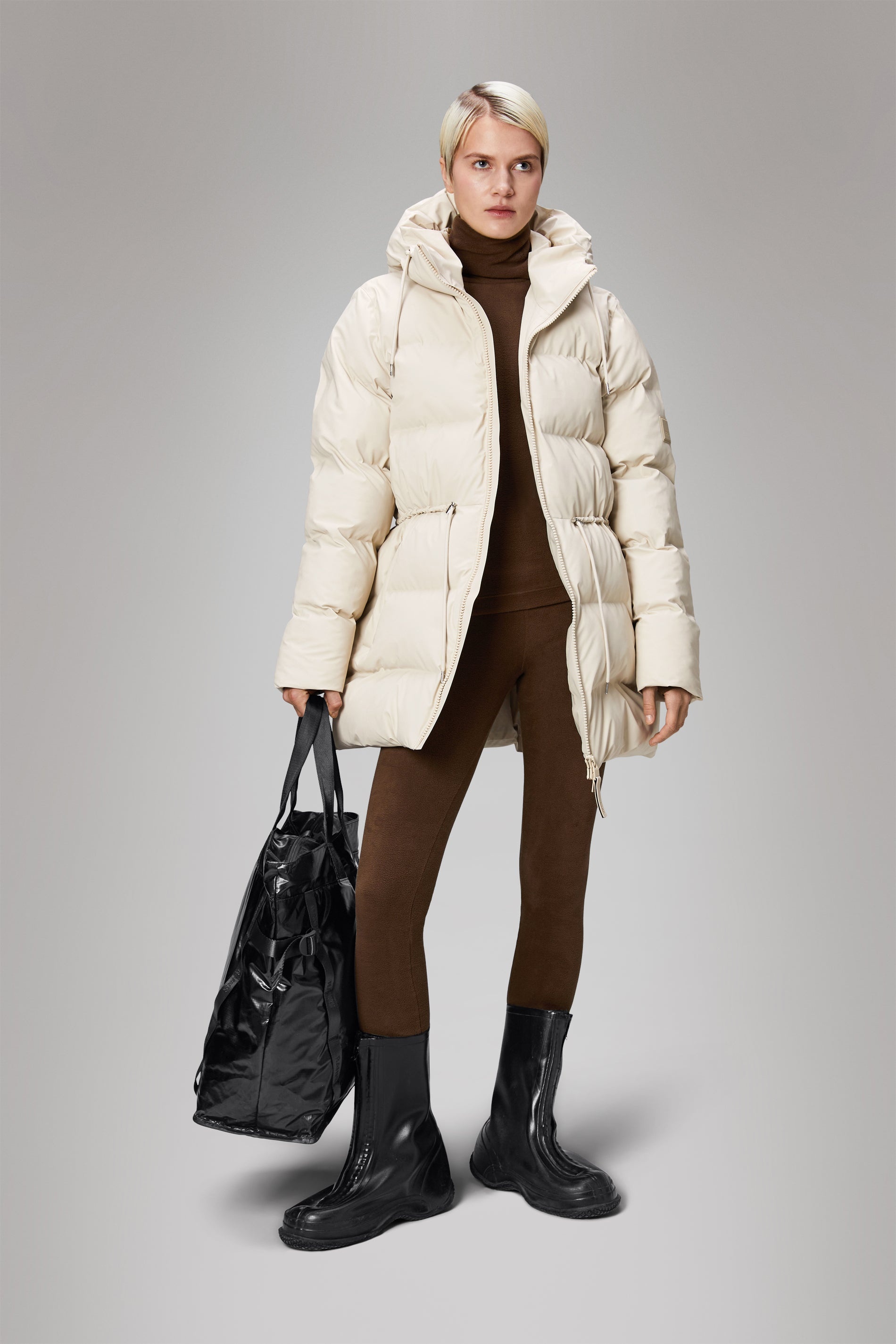 Alta Long Puffer String W Jacket - 4