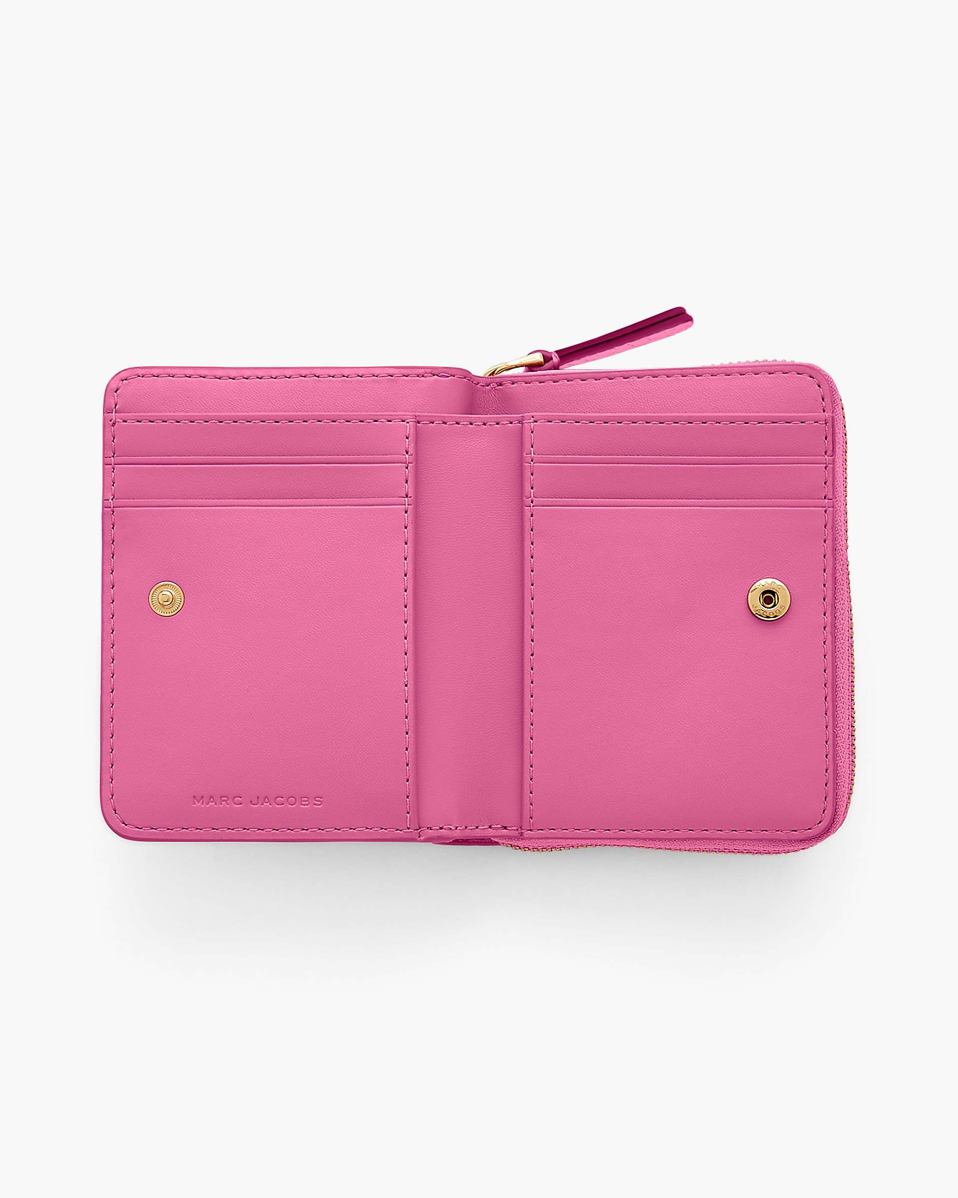 THE LEATHER MINI COMPACT WALLET - 2