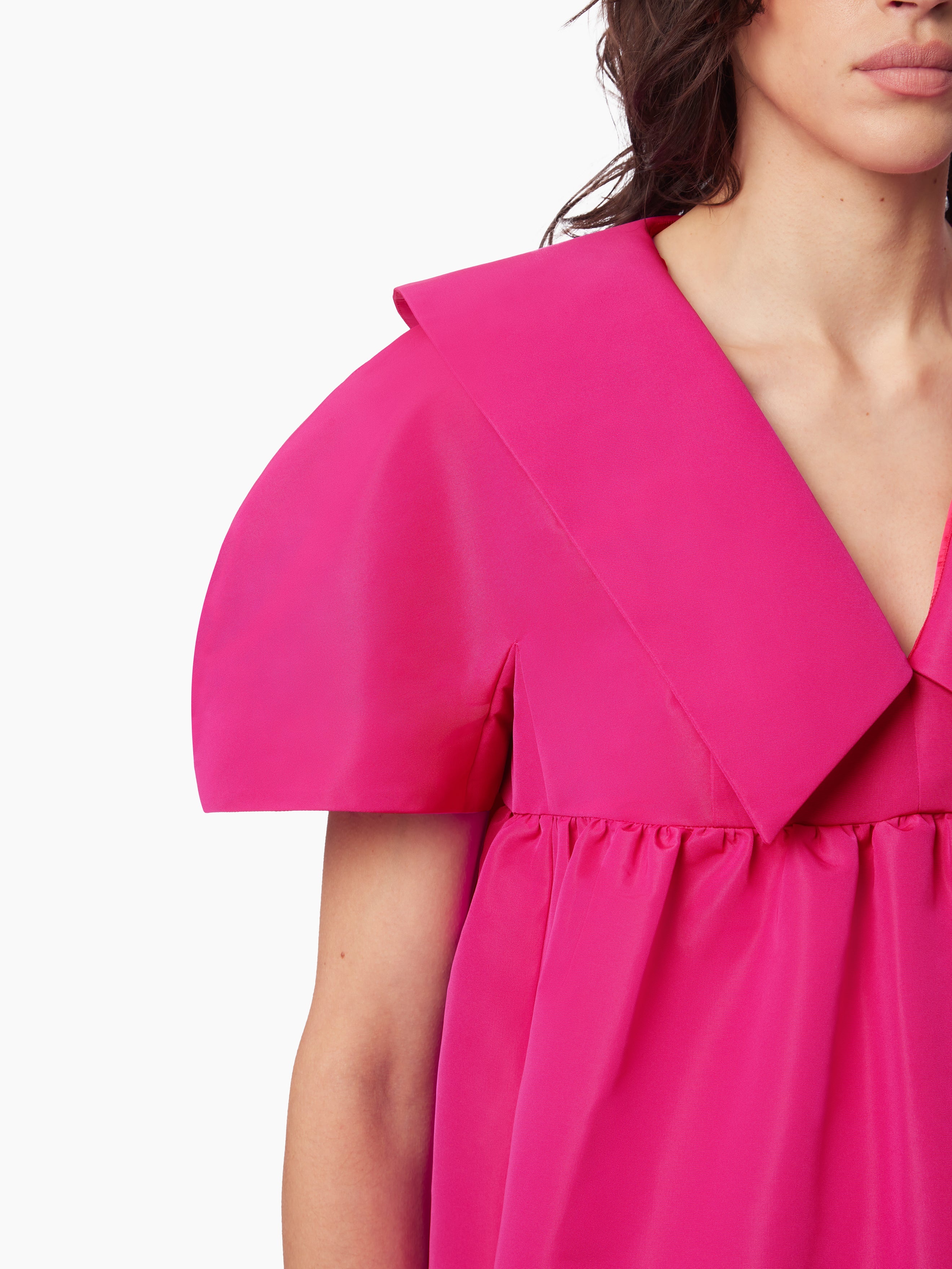 TAFFETA BABYDOLL TOP - 3