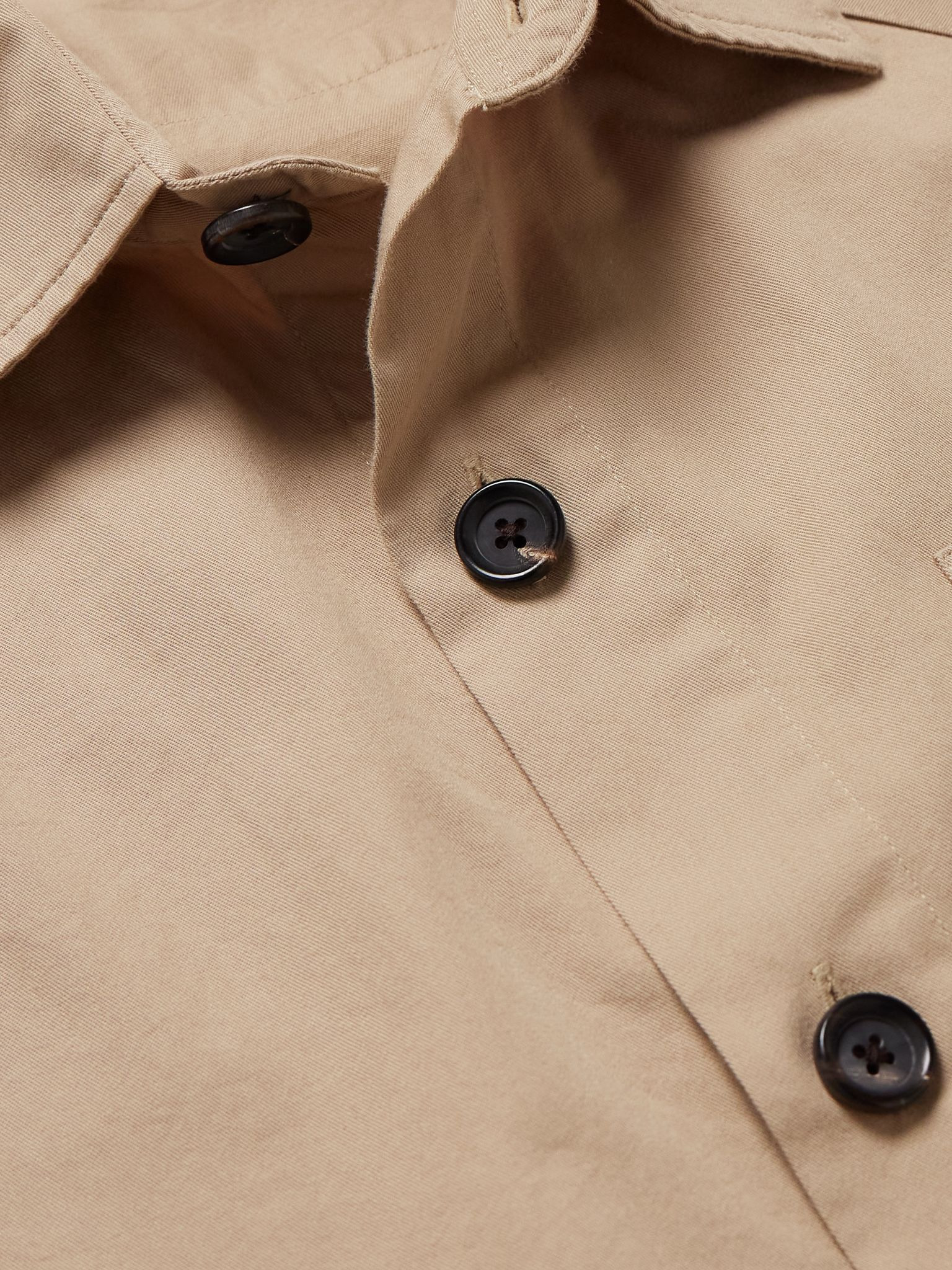 Witley Cotton-Twill Shirt Jacket Beige - 4