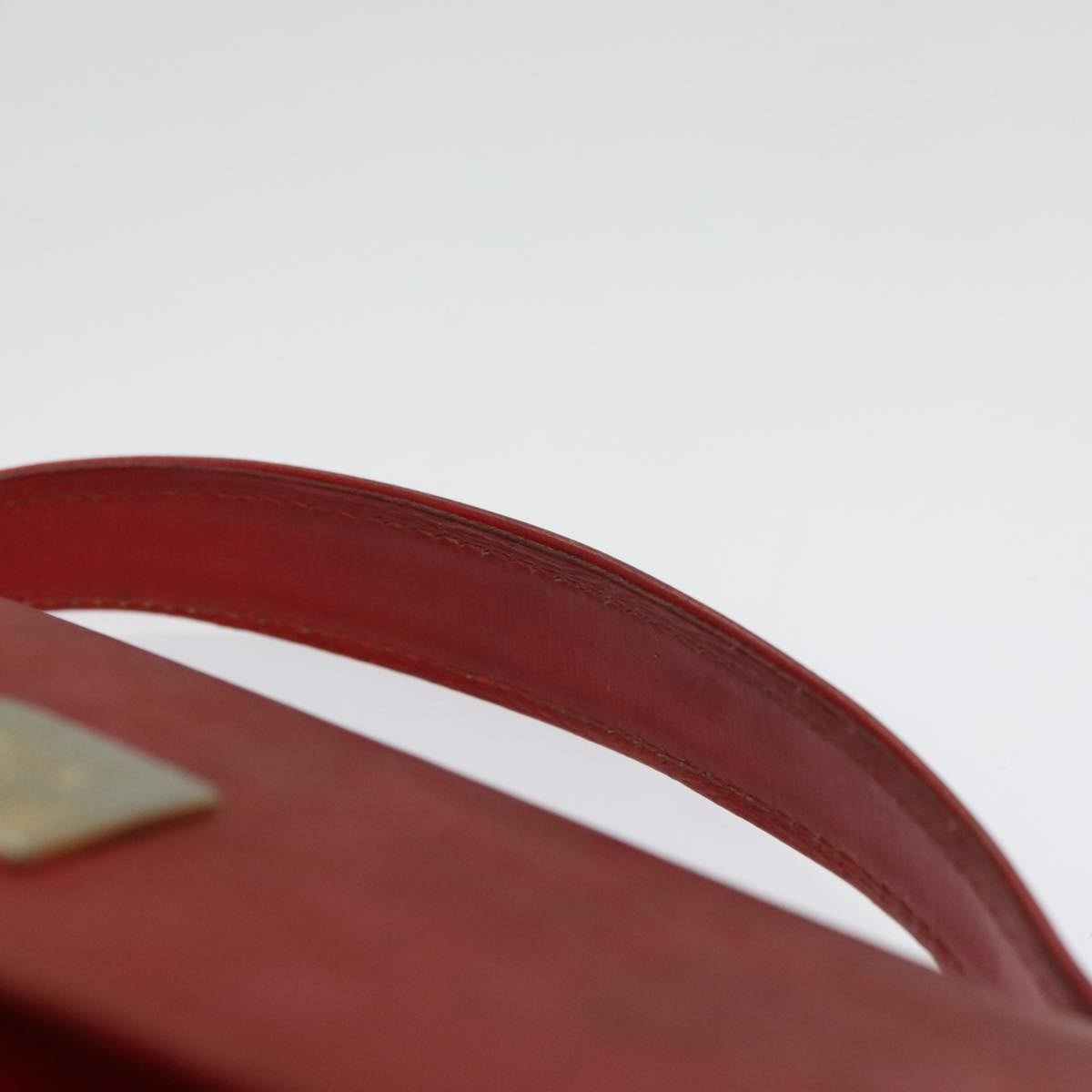 CELINE Mini Hand Bag Leather Red - 8