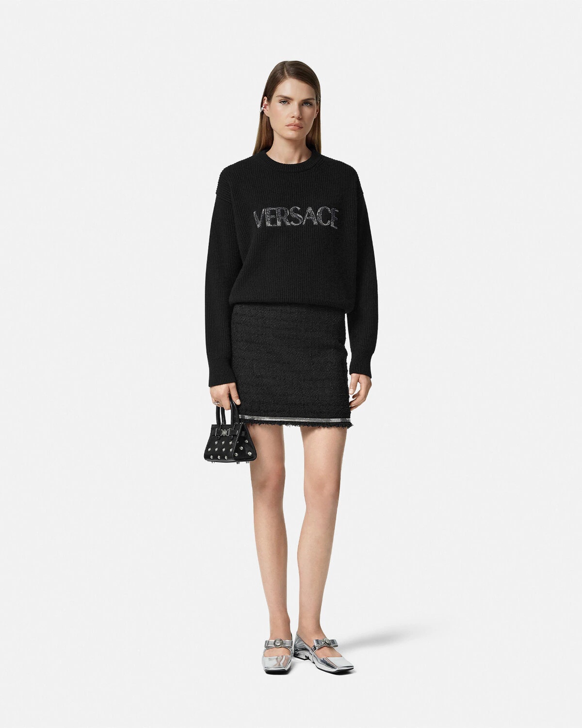 Cielo Stellato Logo Cashmere Knit Sweater - 2