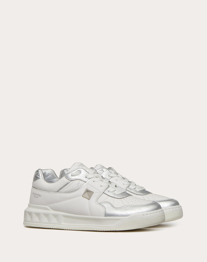 ONE STUD LOW-TOP SNEAKER IN NAPPA WITH METALLIC DETAILS 2