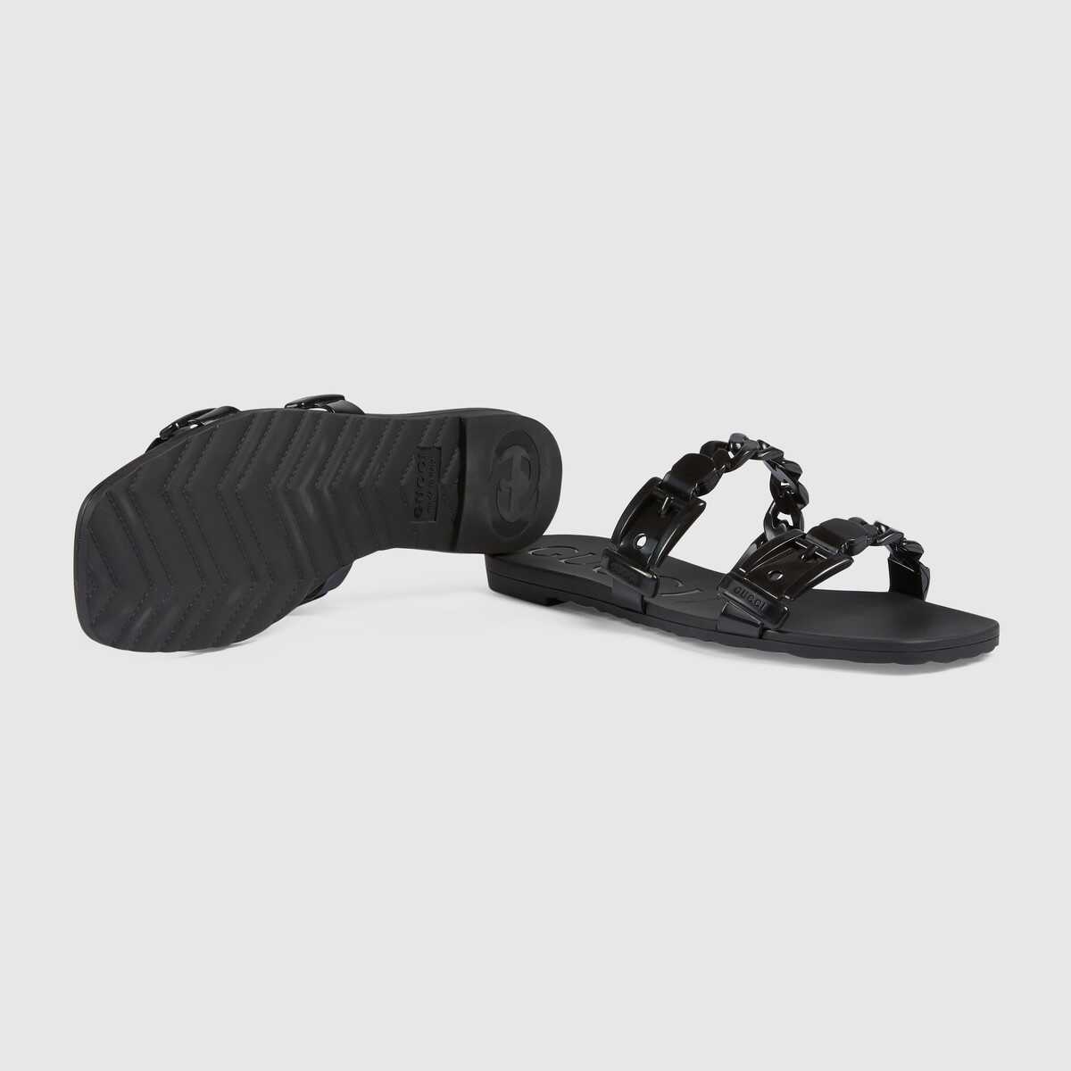 Women's rubber slide sandal - 5