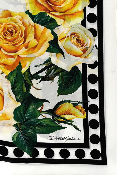 Dolce & Gabbana 'Rose Gialle' scarf outlook