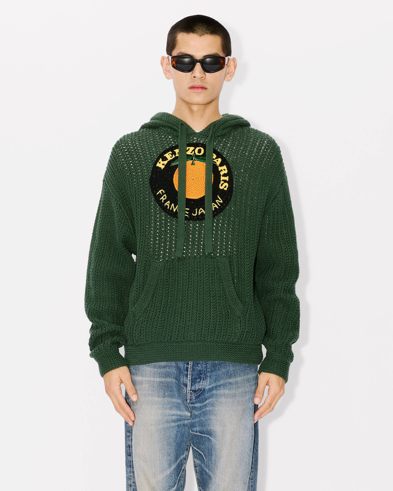 'KENZO Fruit Stickers' embroidered hooded sweatshirt 3