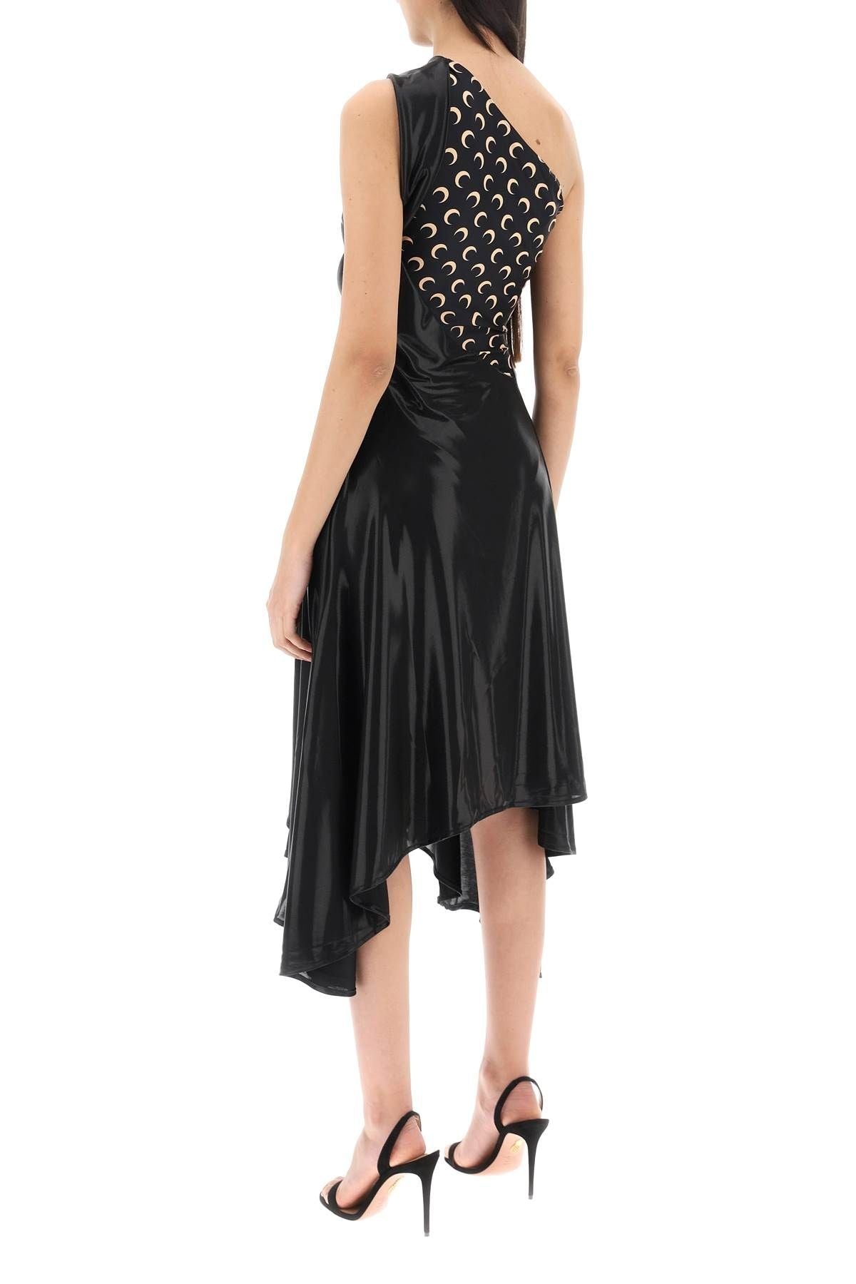ASYMMETRICAL DRESS IN REGENERATED JERSEY - 4