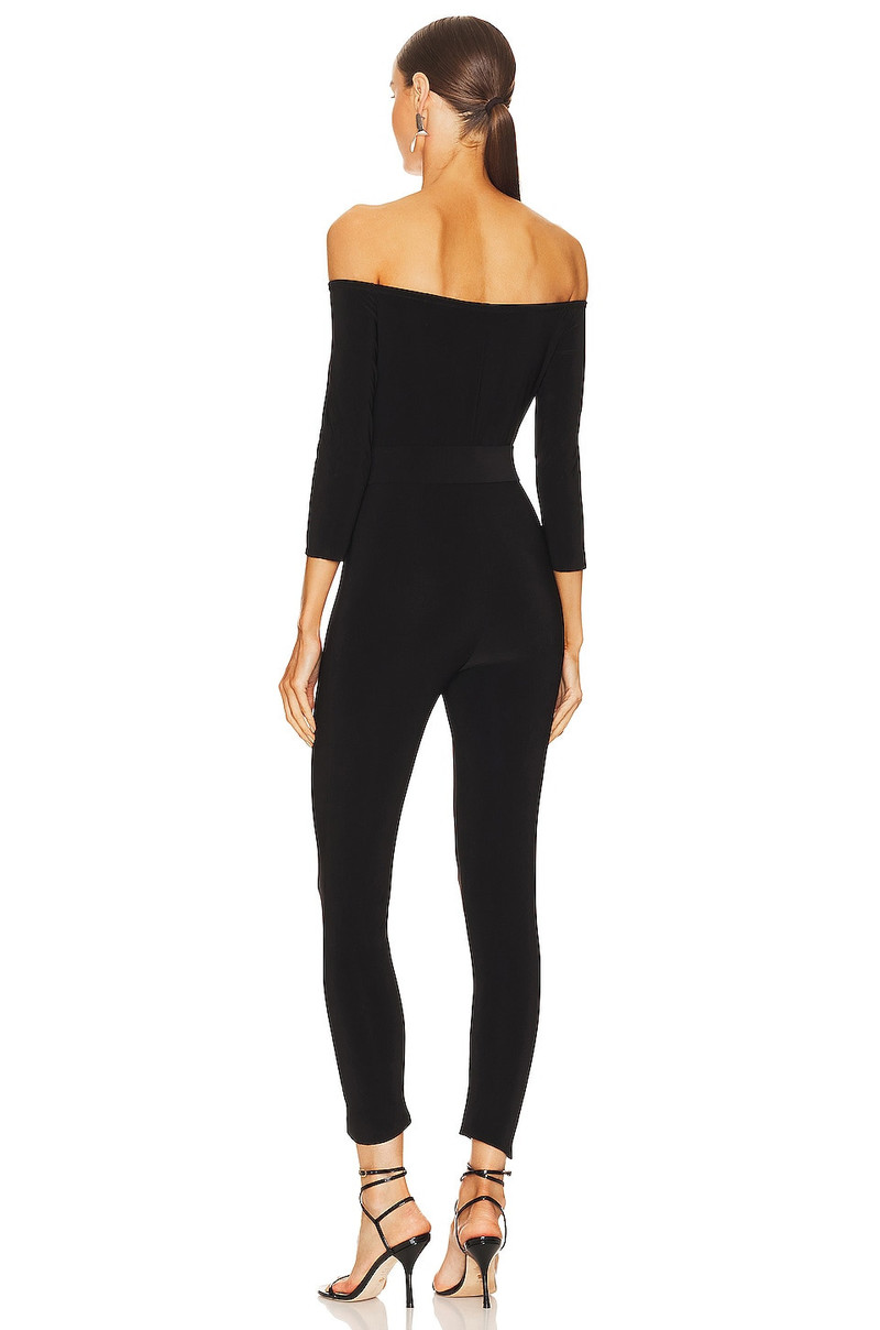 NORMA KAMALI Off Shoulder Catsuit outlook