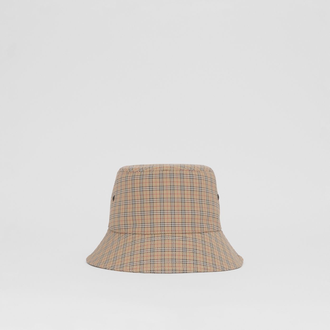 Check Technical Cotton Bucket Hat - 1