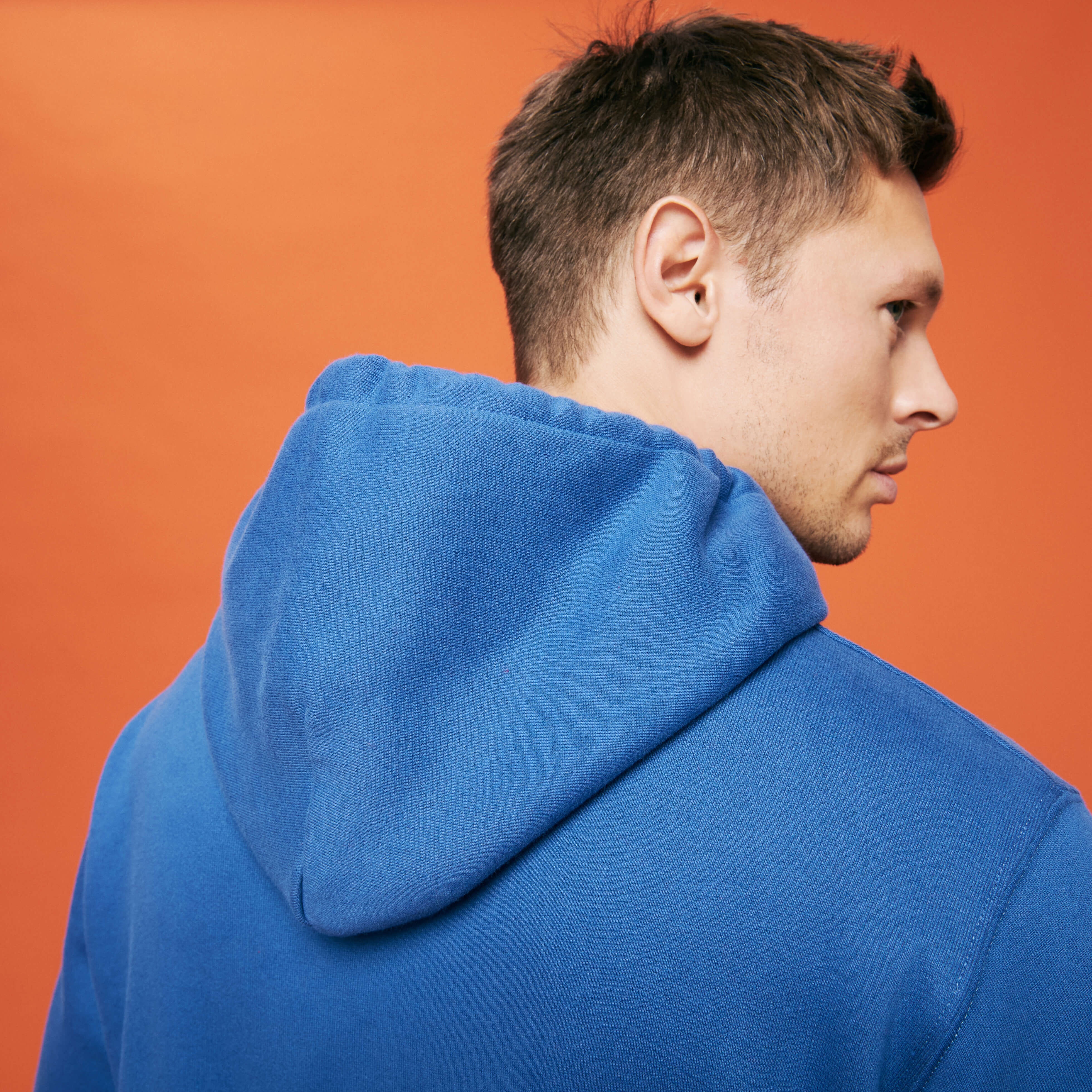 Men Cotton Hoodie Sweatshirt Solid - 7