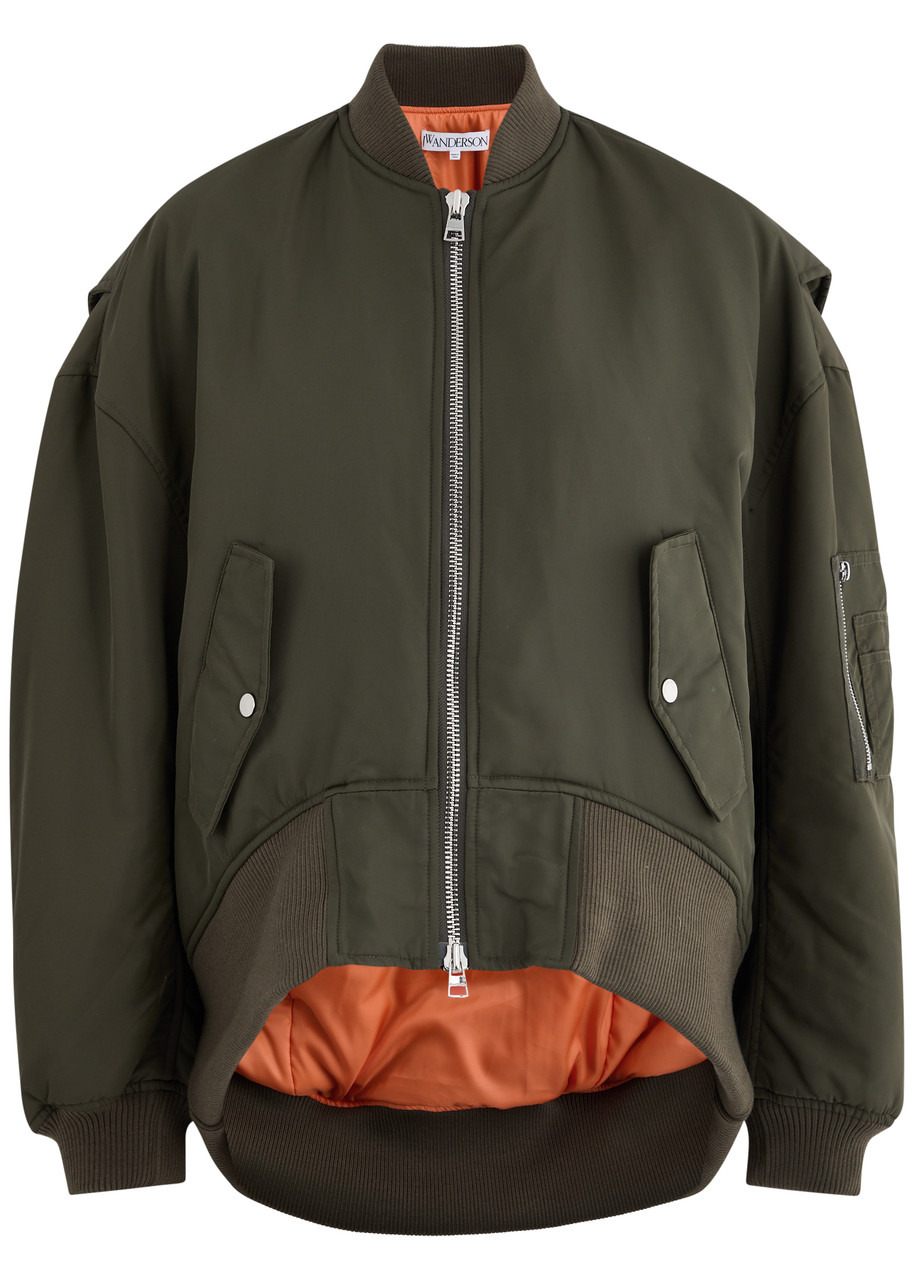 JW Anderson Padded Nylon Bomber Jacket - 1