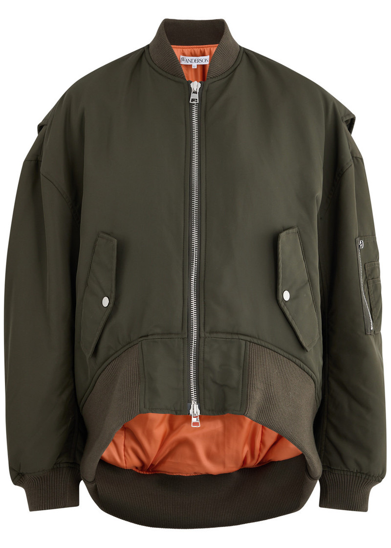 JW Anderson Padded Nylon Bomber Jacket 1
