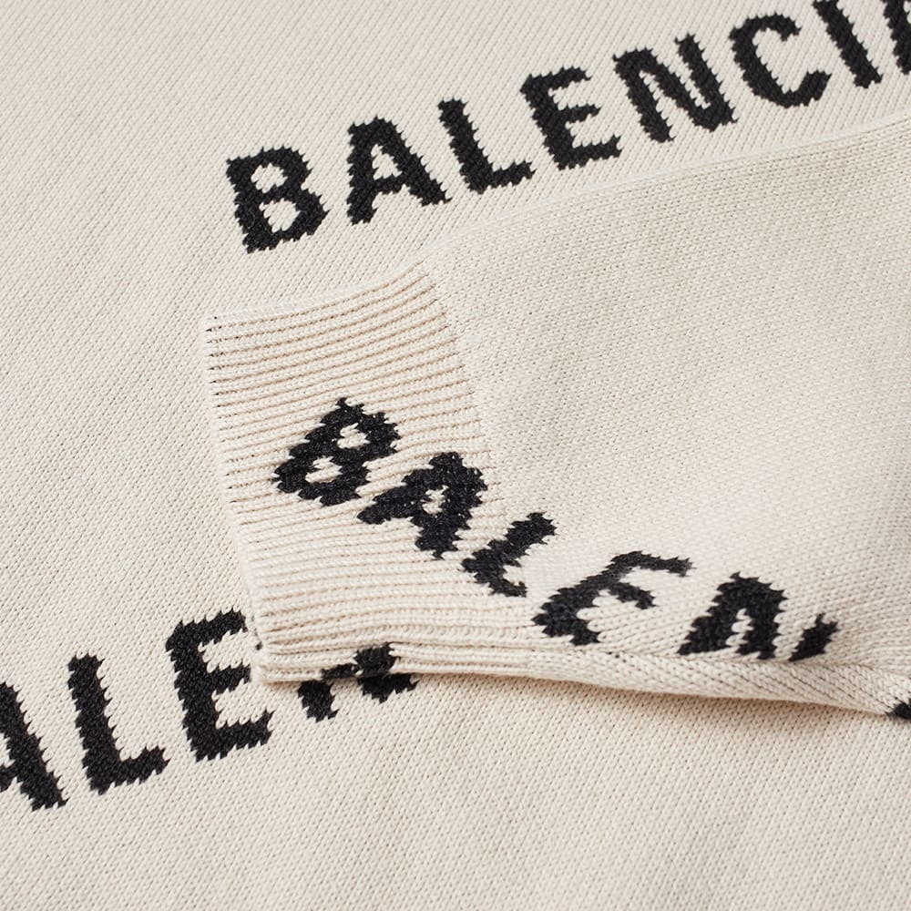 Balenciaga All Over Logo Knit - 3